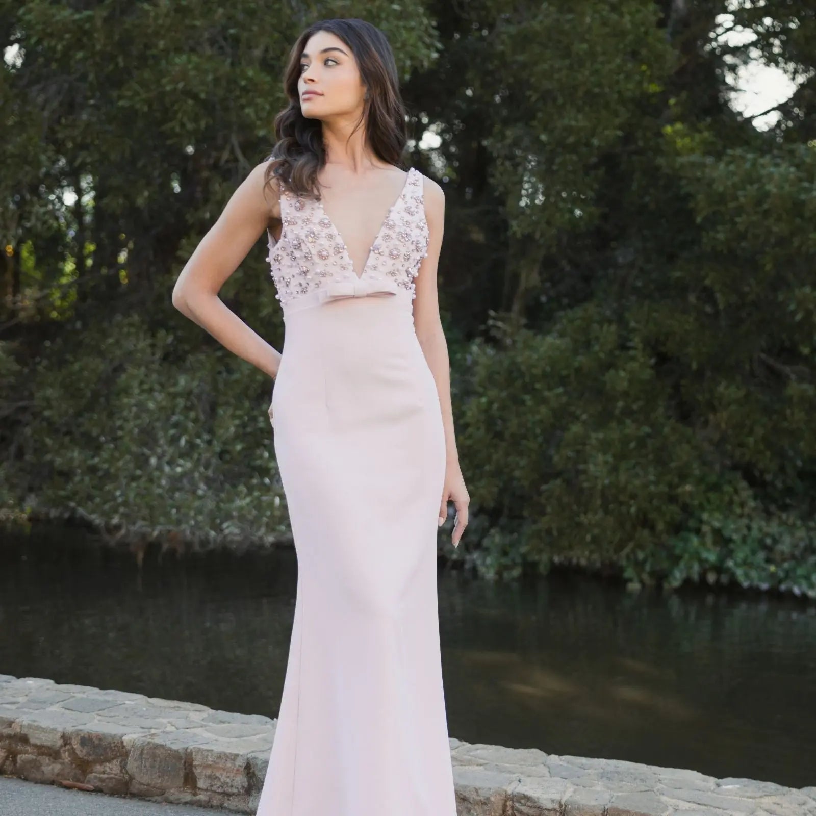 Bridesmaid Dresses: Blush Tones - Mac Duggal Bridesmaid Dresses: Blush Tones - Mac Duggal