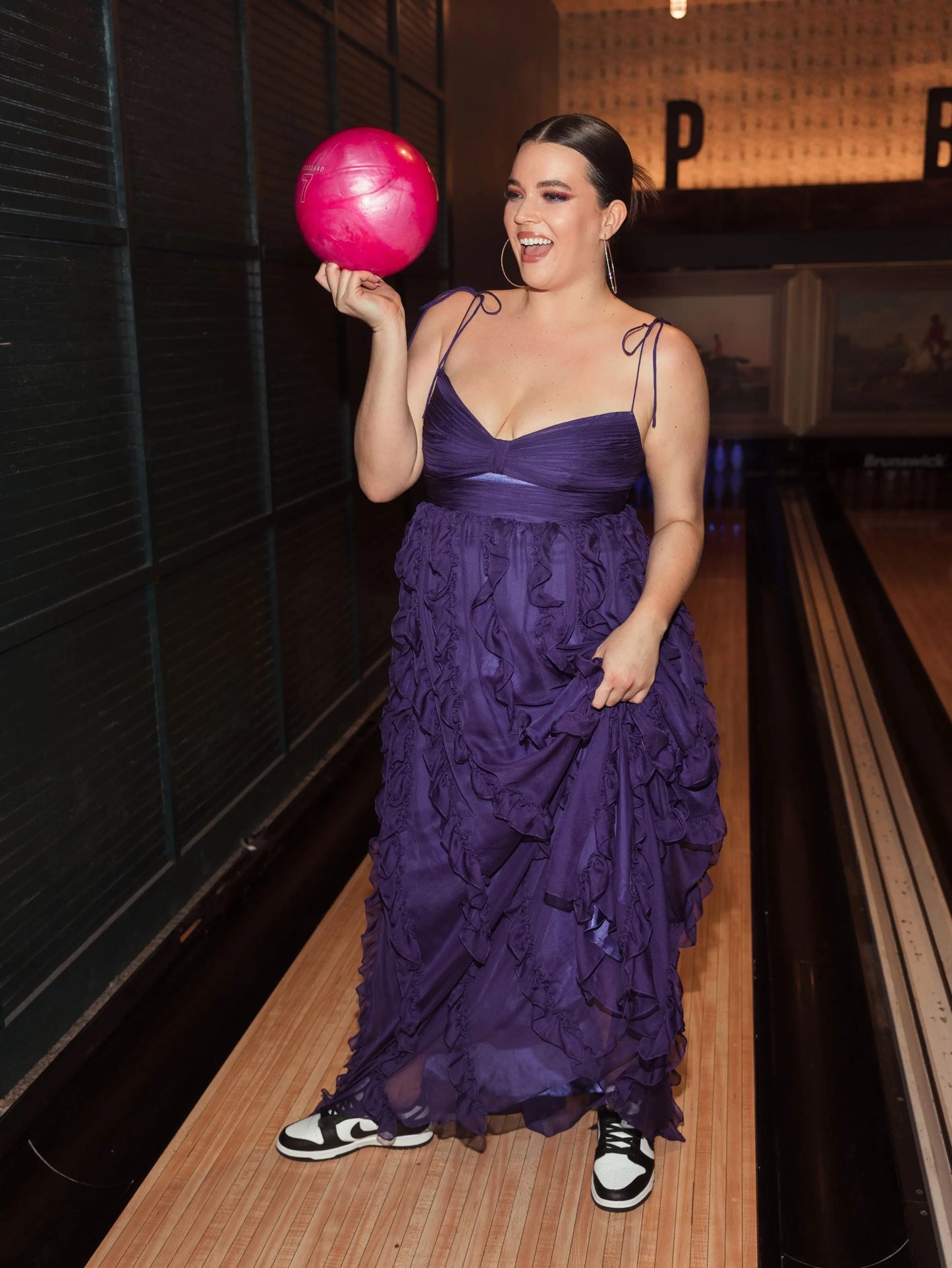 Keyhole Detail Chiffon Sleeveless Gown - Mac Duggal