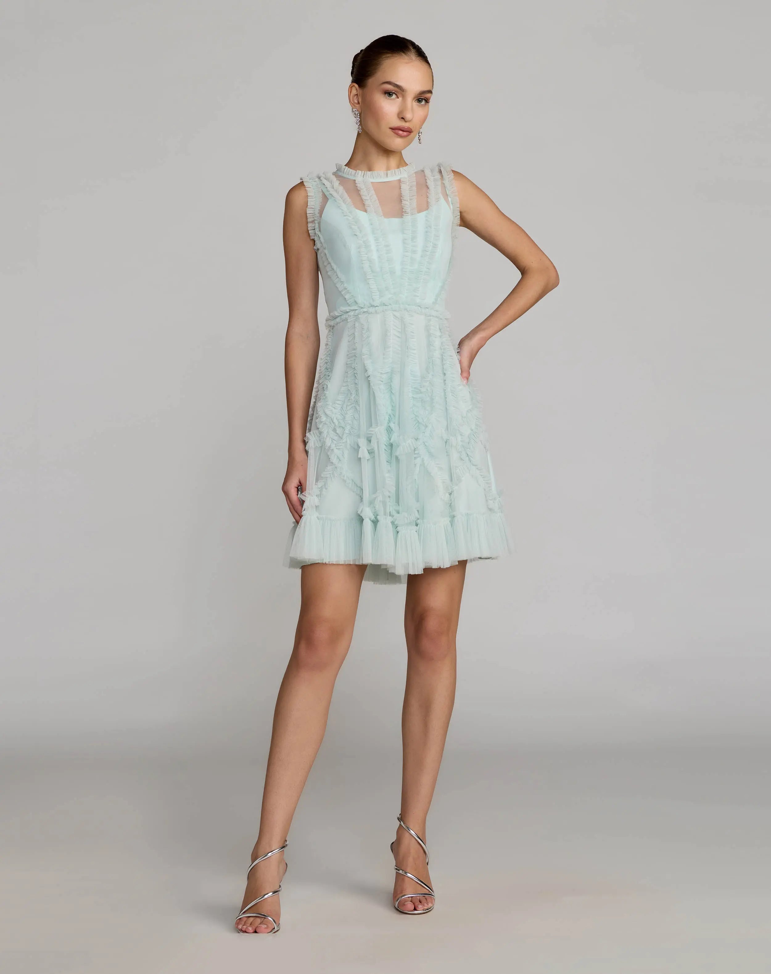 green emerald velvet dress Ramira Drop Waist Mini Dress in Cupro Aqua green emerald velvet dress Ramira Drop Waist Mini Dress in Cupro Aqua