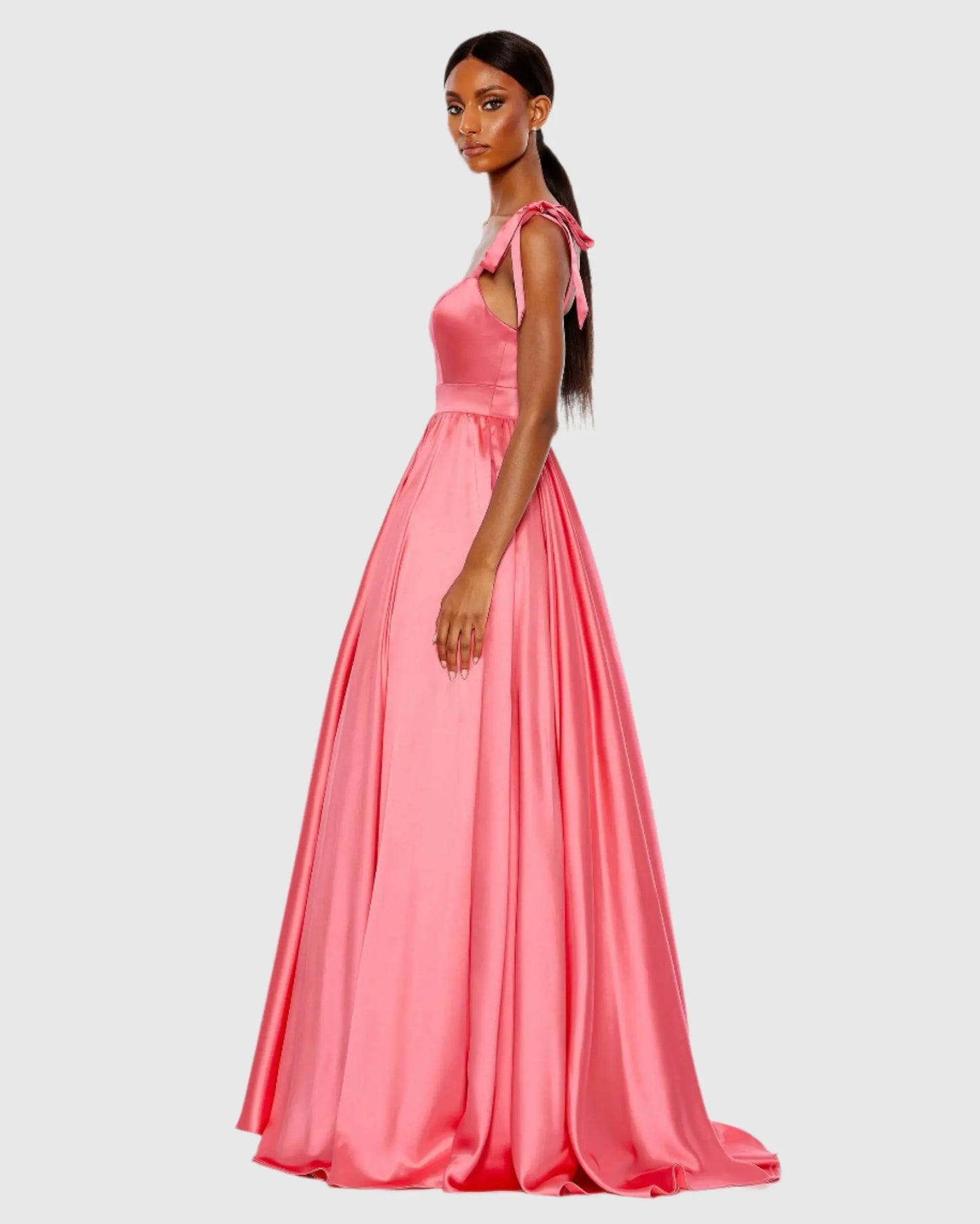 Tie Shoulder Sweetheart Ballgown - Mac Duggal
