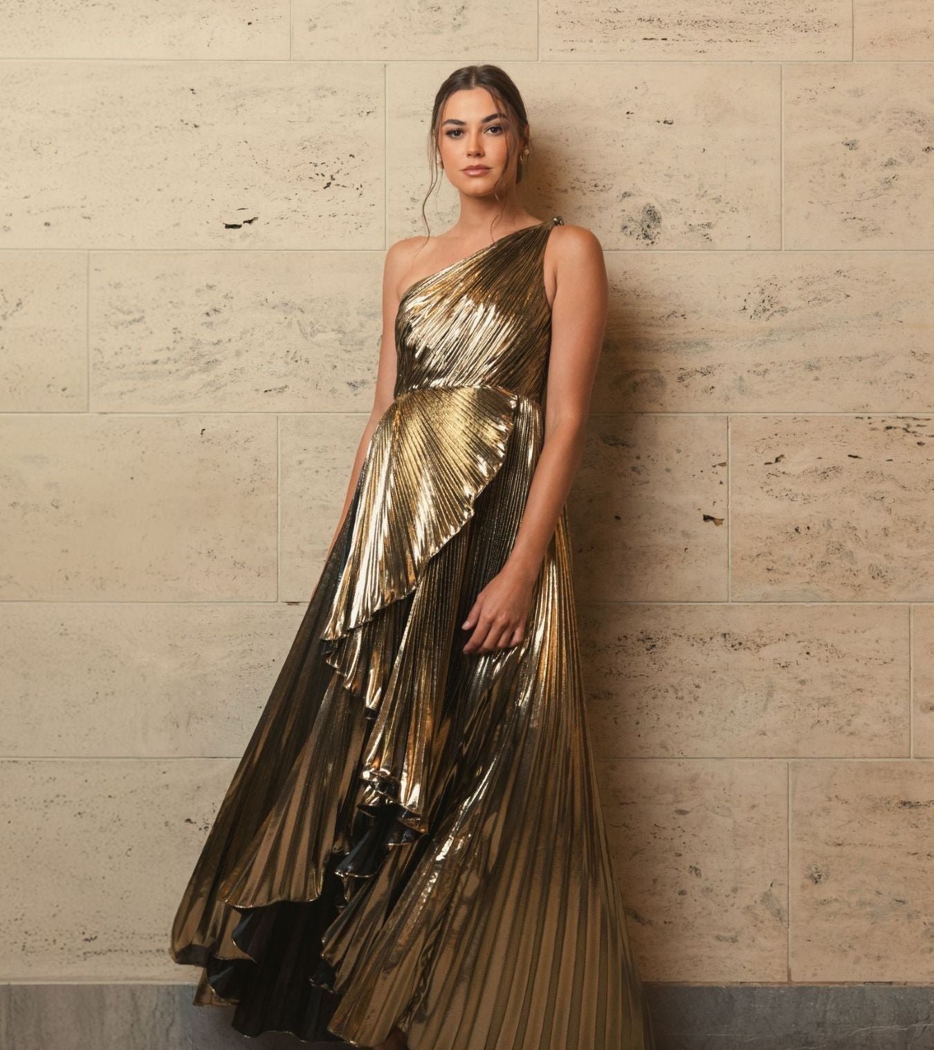 Color of the Moment: Gold Dresses