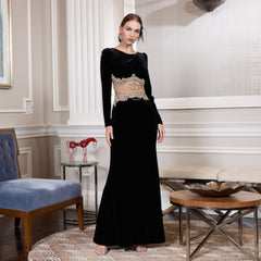 Velvet-Dresses Mac Duggal