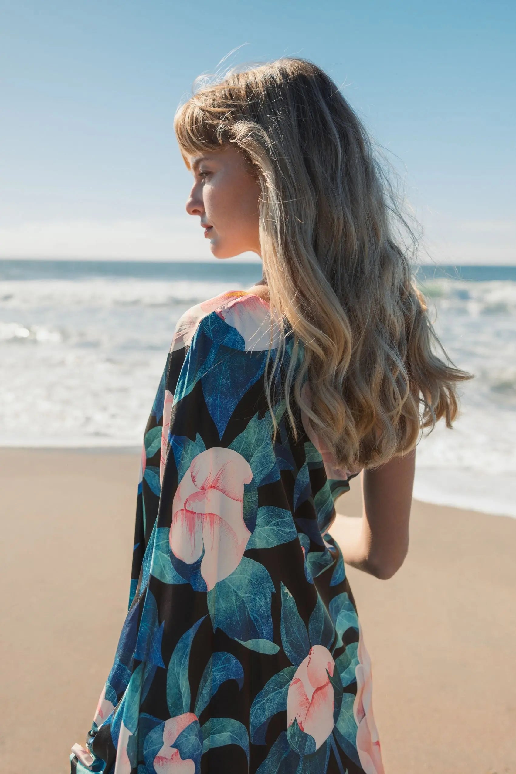 Multicolor Floral One Shoulder Dress - Ieena for Mac Duggal