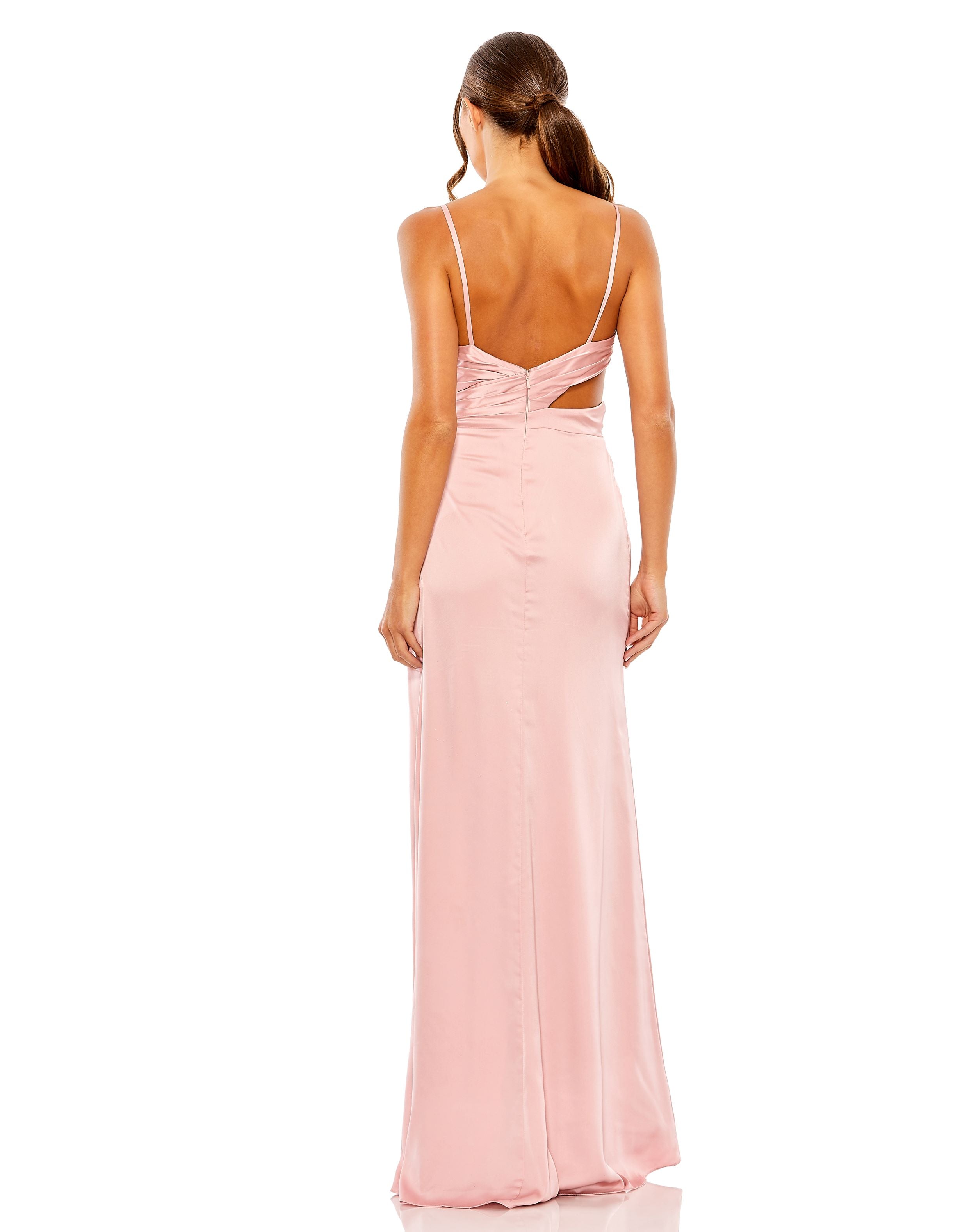 Side Cut Out Satin Gown | Sample | Sz. 2