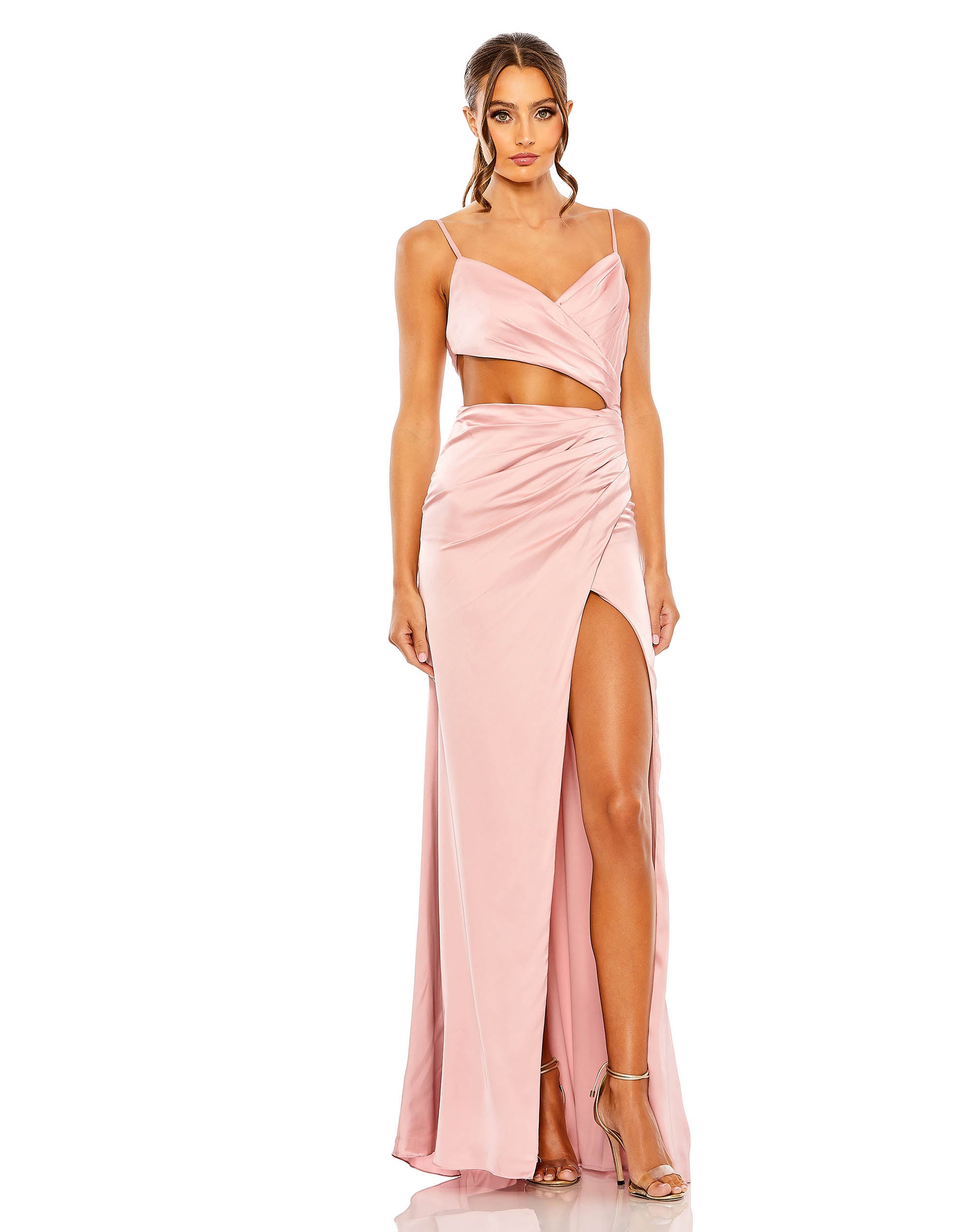 Side Cut Out Satin Gown | Sample | Sz. 2