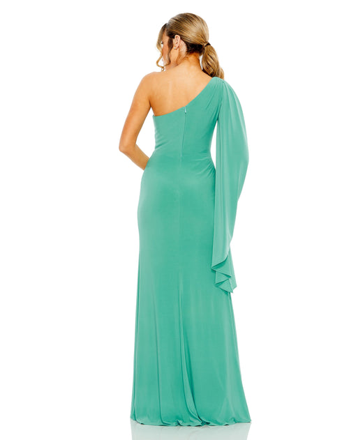 One Shoulder Gown with Center Fabric Detail | Sample | Sz. 2