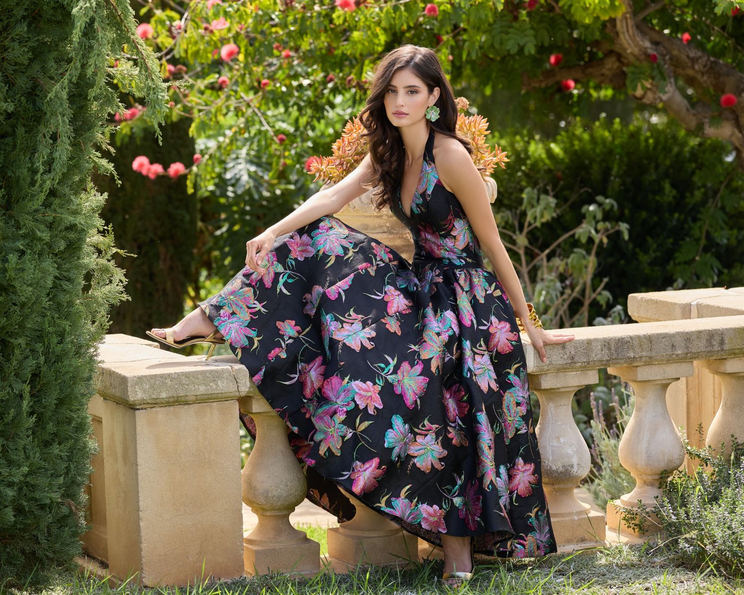 Style #13297 Black Multi - Mac Duggal