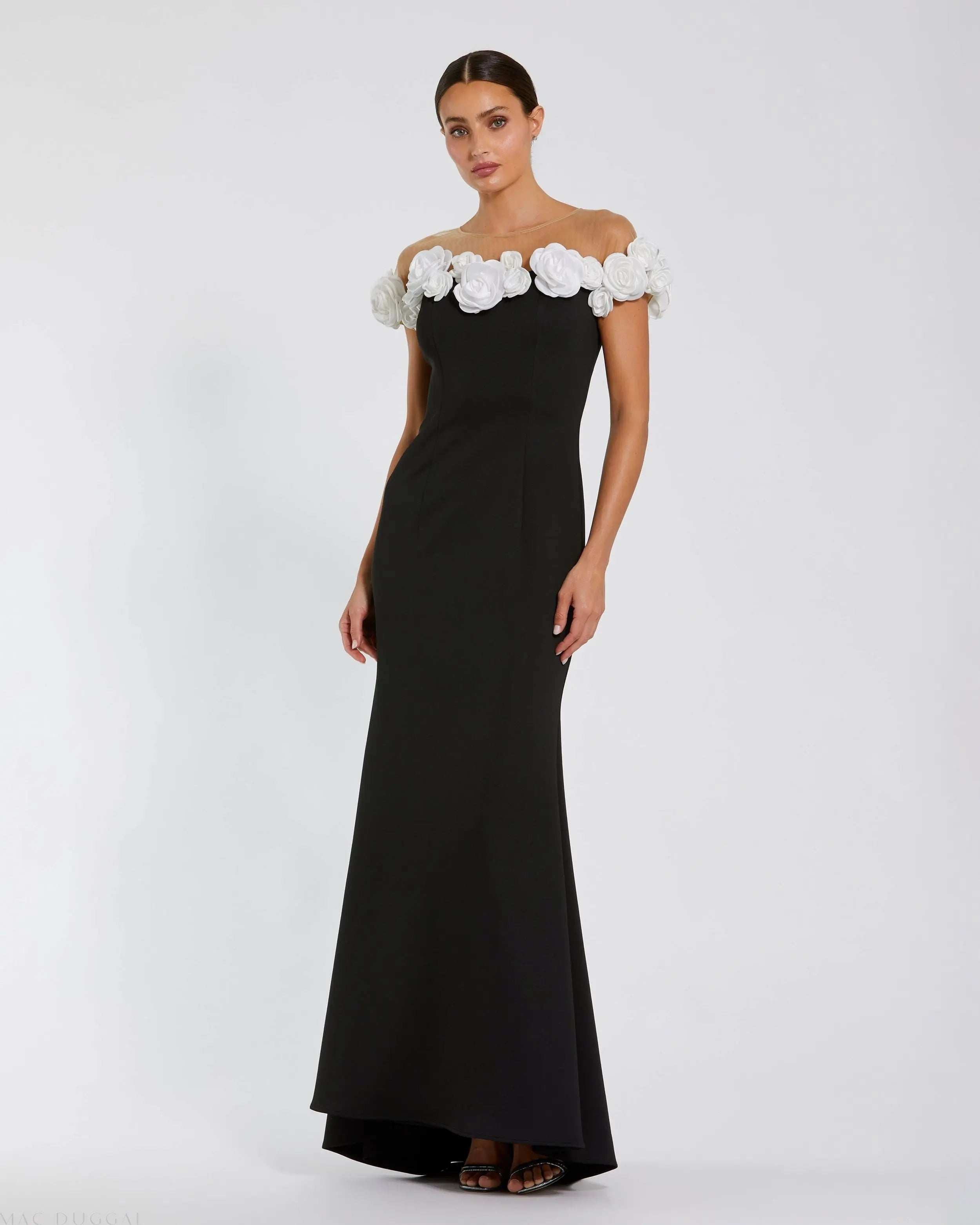 Black and White Dresses - Mac Duggal Black and White Dresses - Mac Duggal