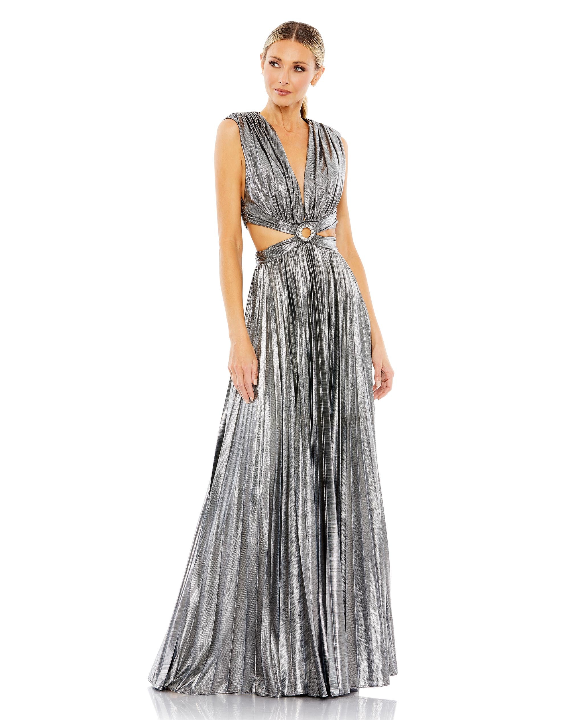 Metallic Cut Out Gown | Sample | Sz. 2