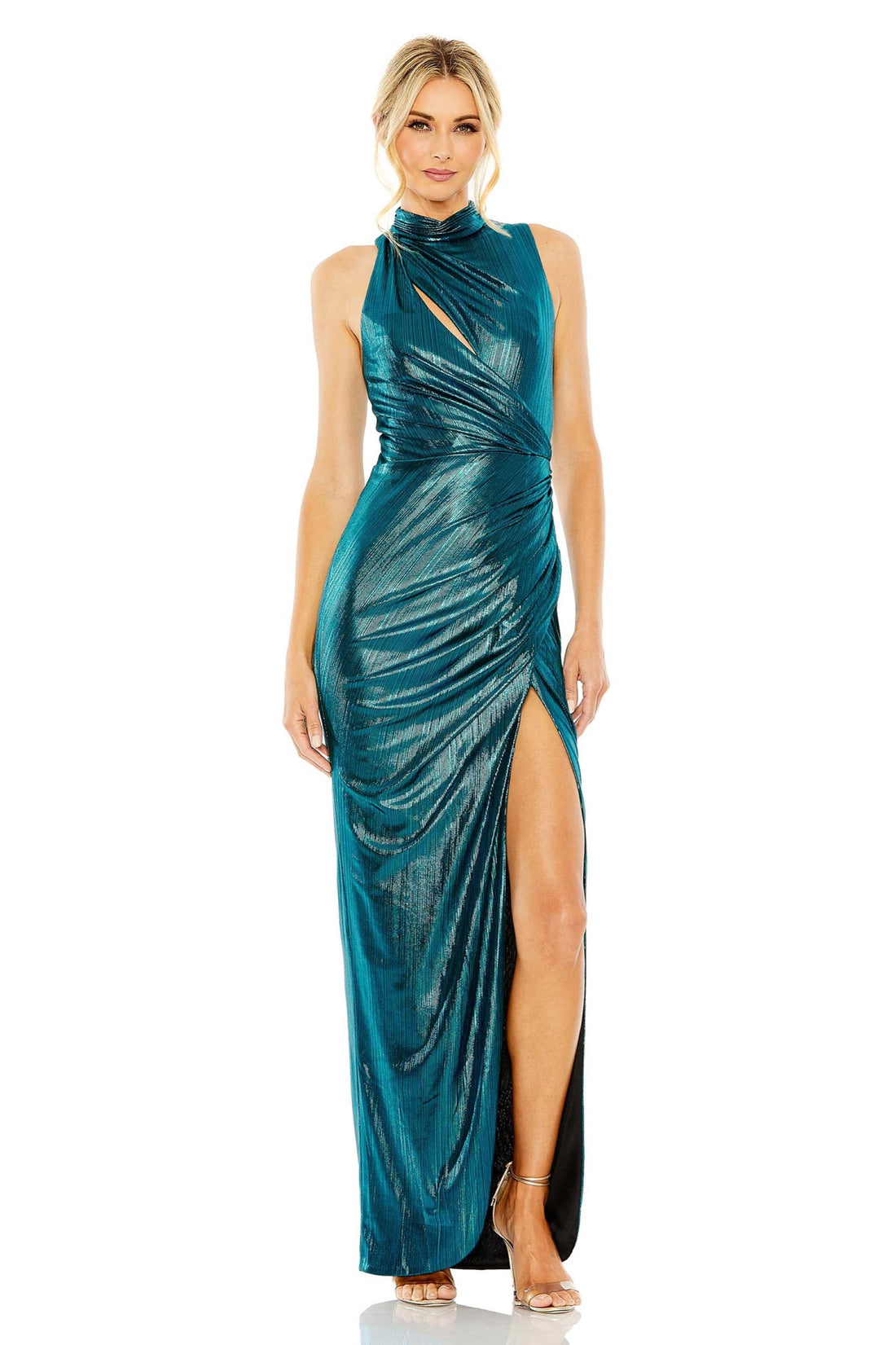 High Neck Sleeveless Gown