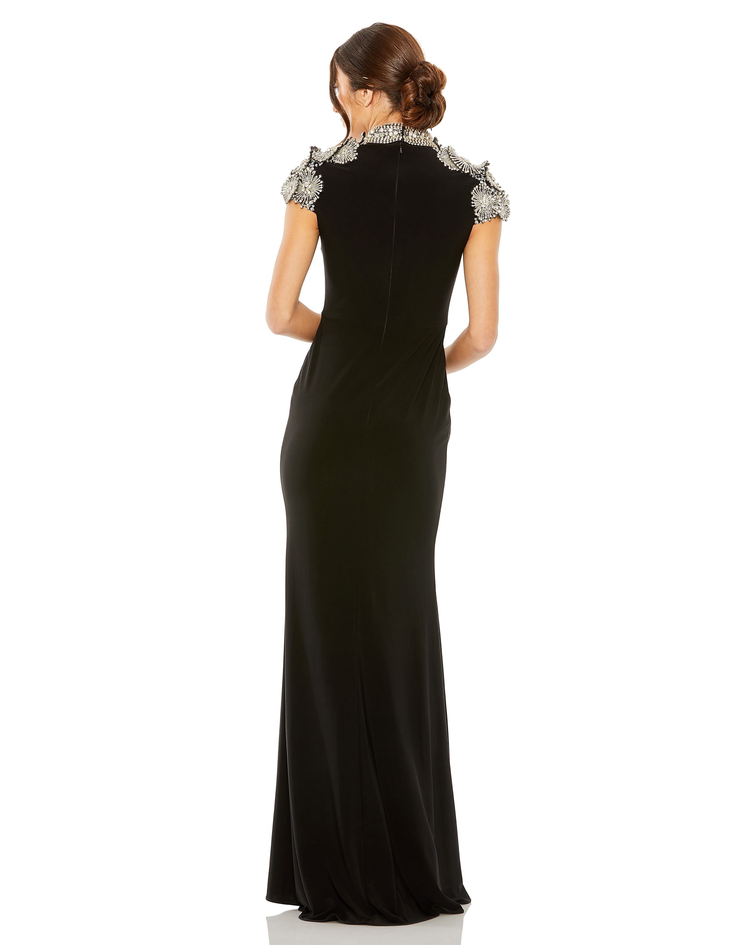 Shop Black Halo Malvina Bustier Column Gown | Saks Fifth Avenue