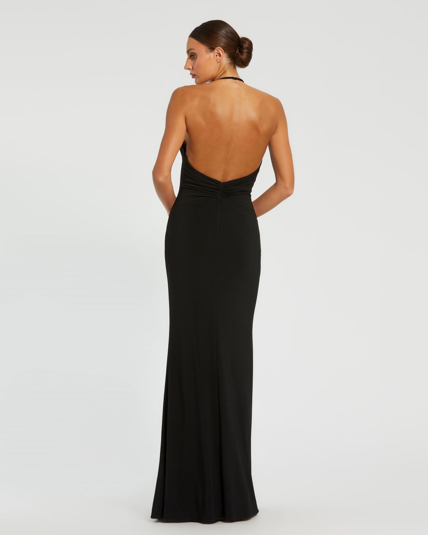 High Neck Cut Out Gown