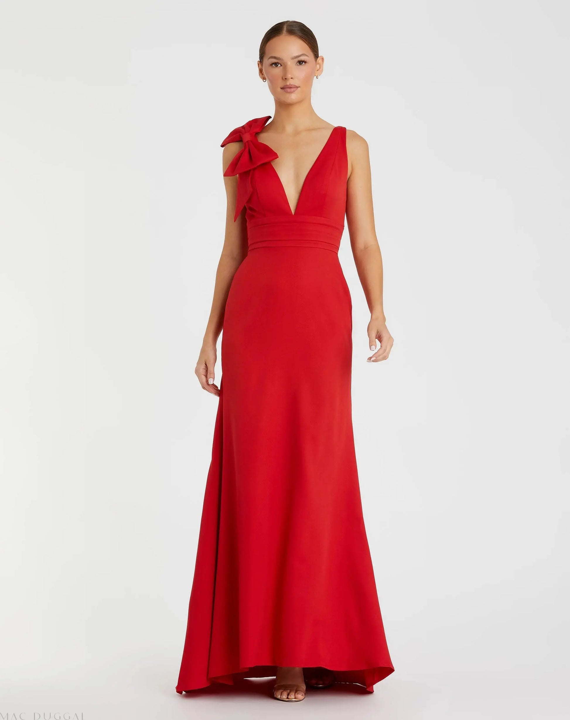 mac duggal red mermaid dress Mac Duggal 79082 - Long Mermaid Dress