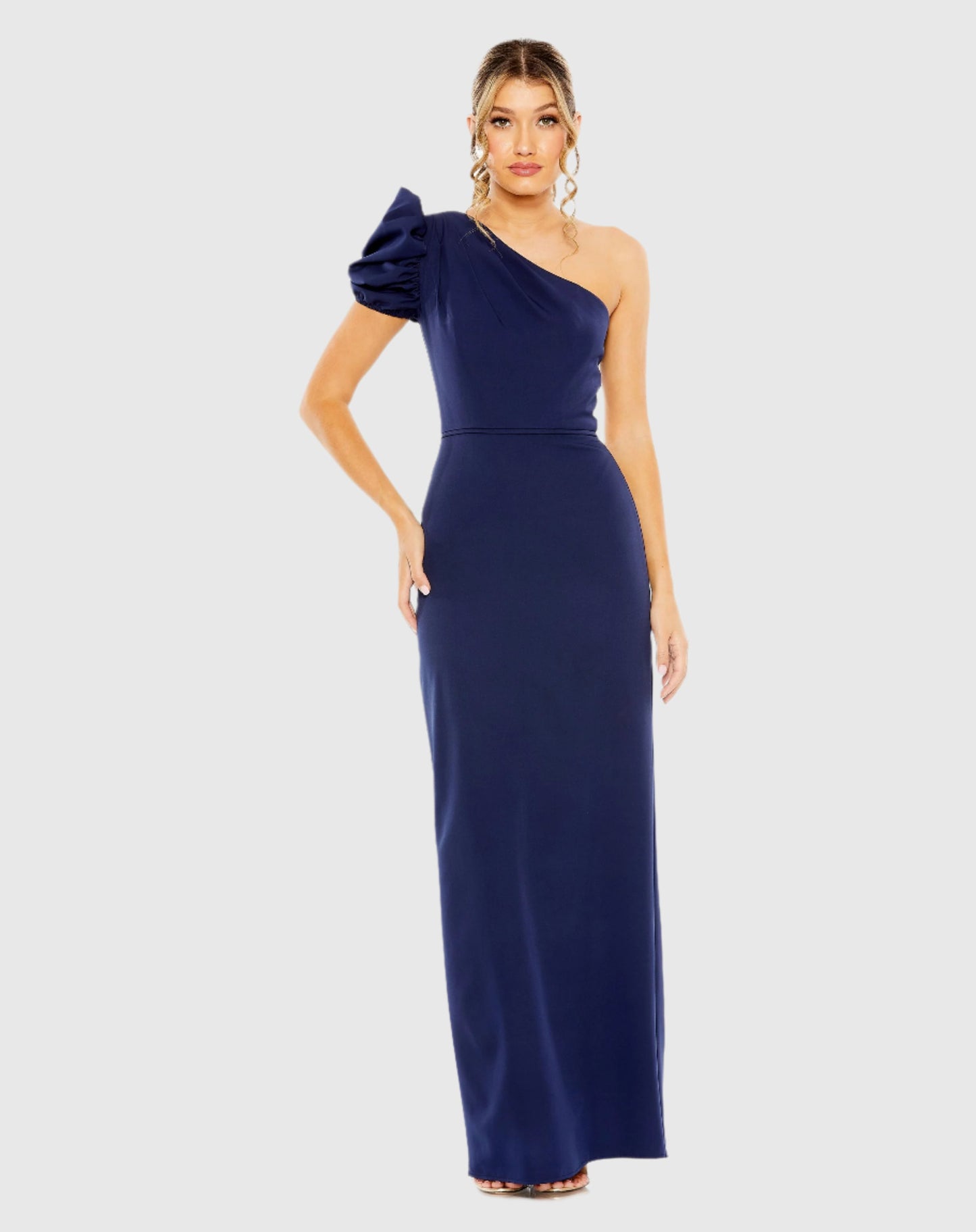 One Shoulder Cap Sleeve Gown | Sample | Sz. 2