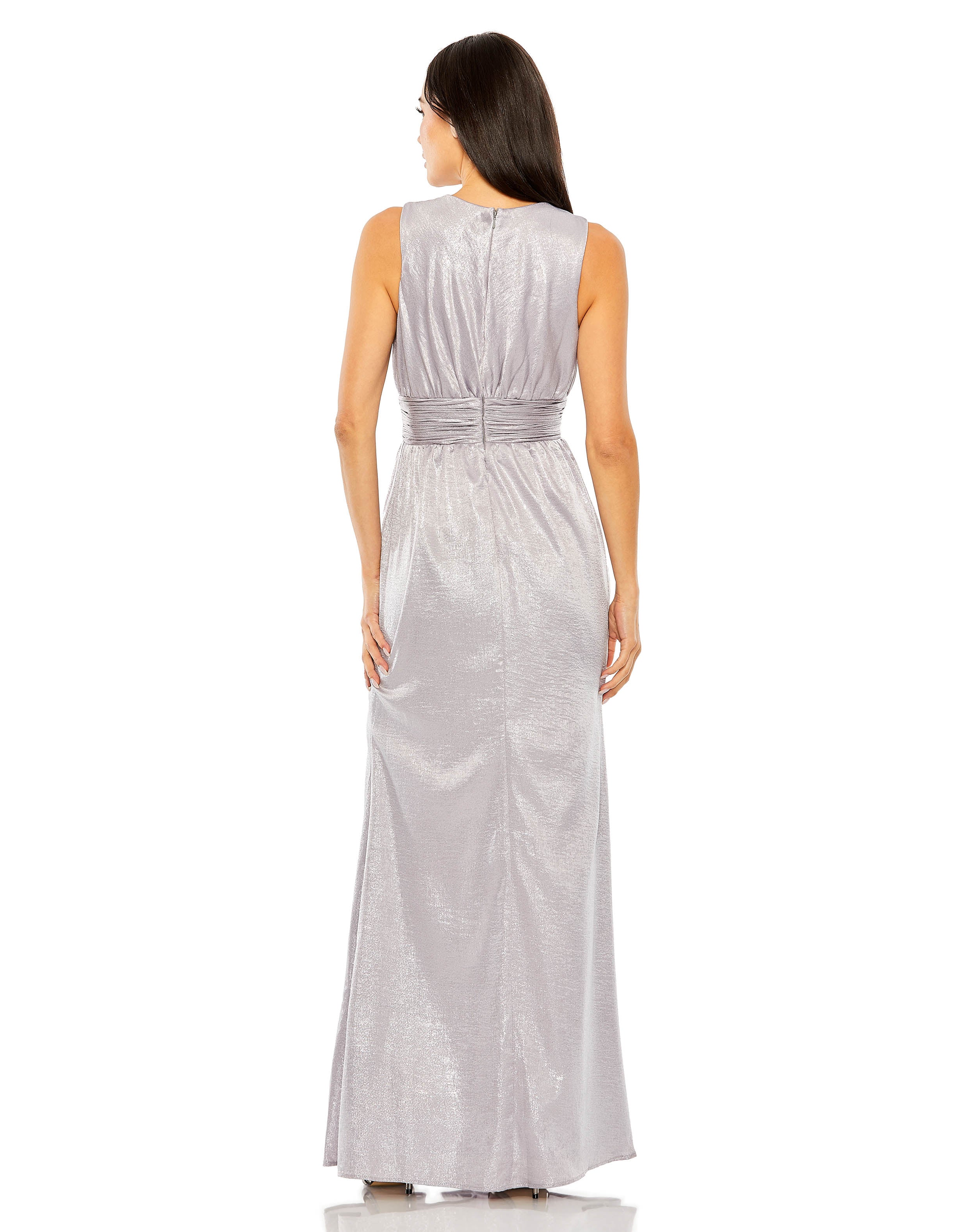 V Neck Shimmer Gown SAMPLE | SZ. 2