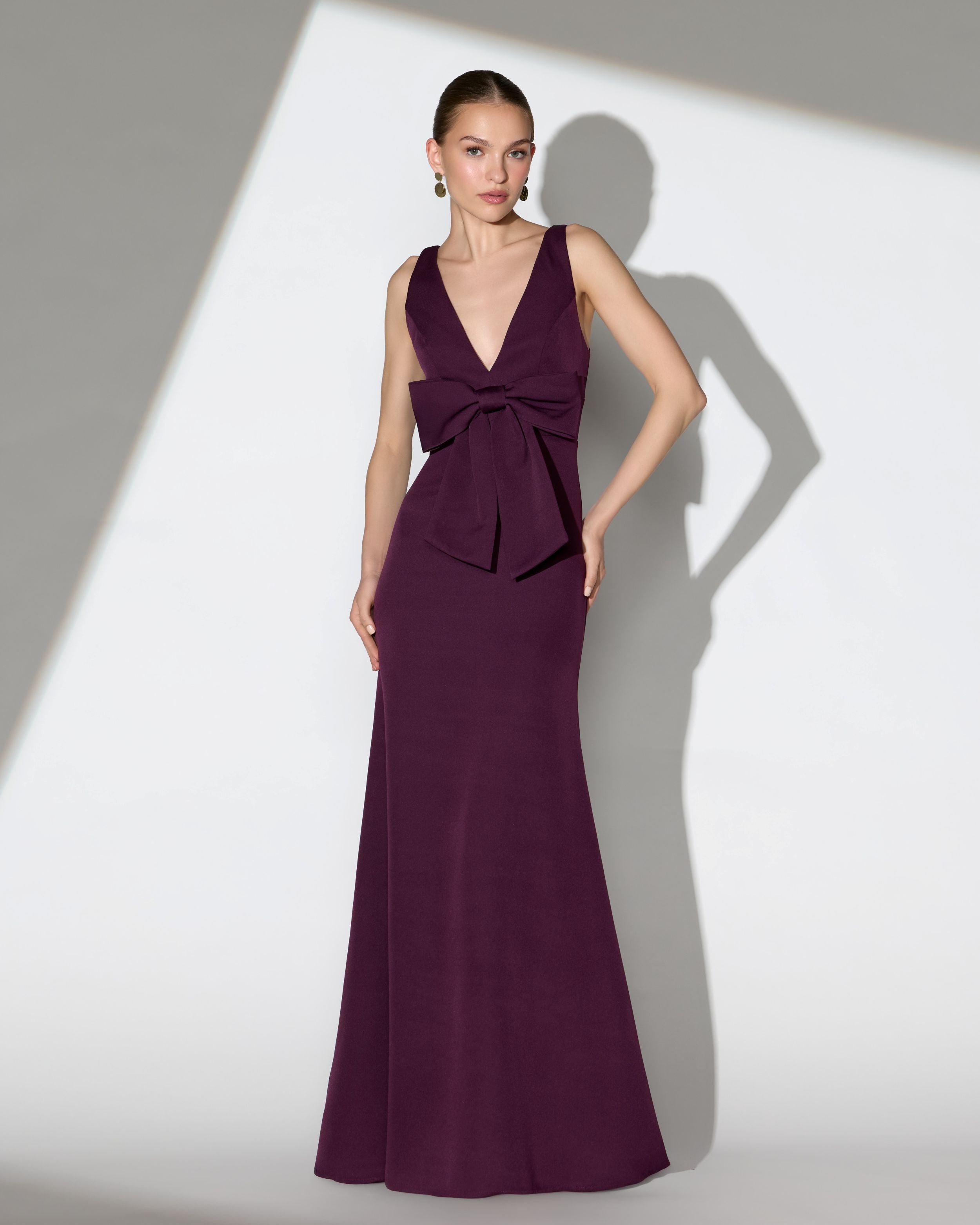 plum colored formal dresses Purple Sweetheart Neck Lace Long Prom Dress, Dress US 12 / Purple Adjustable straps Purple Pleated Halter Neck High