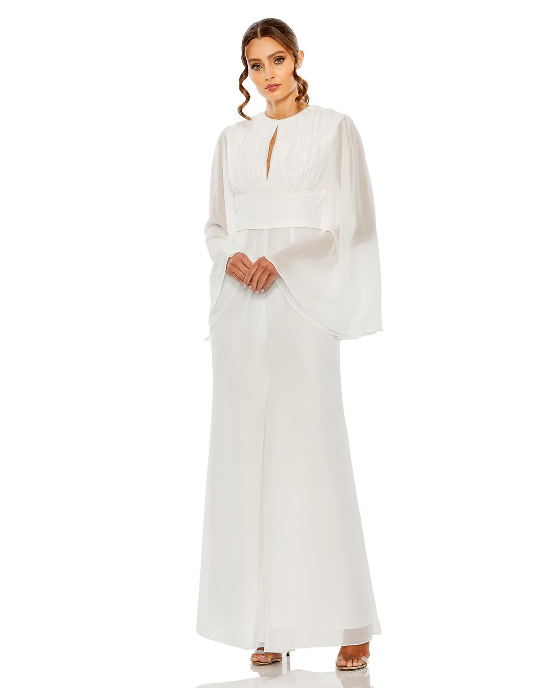 Keyhole Bell Sleeve Wide Leg Jumpsuit | Sample | Sz. 2