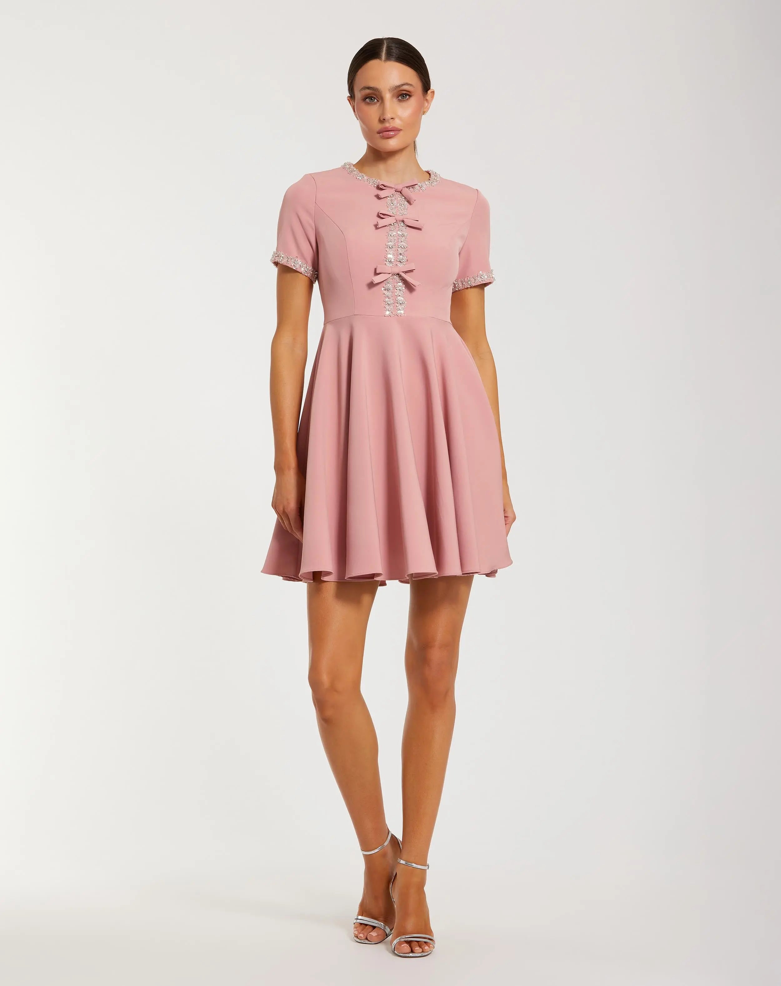 dusty pink dress edgars LaDivine CD0105 Long Mother of the Bride Sequin Formal Dress