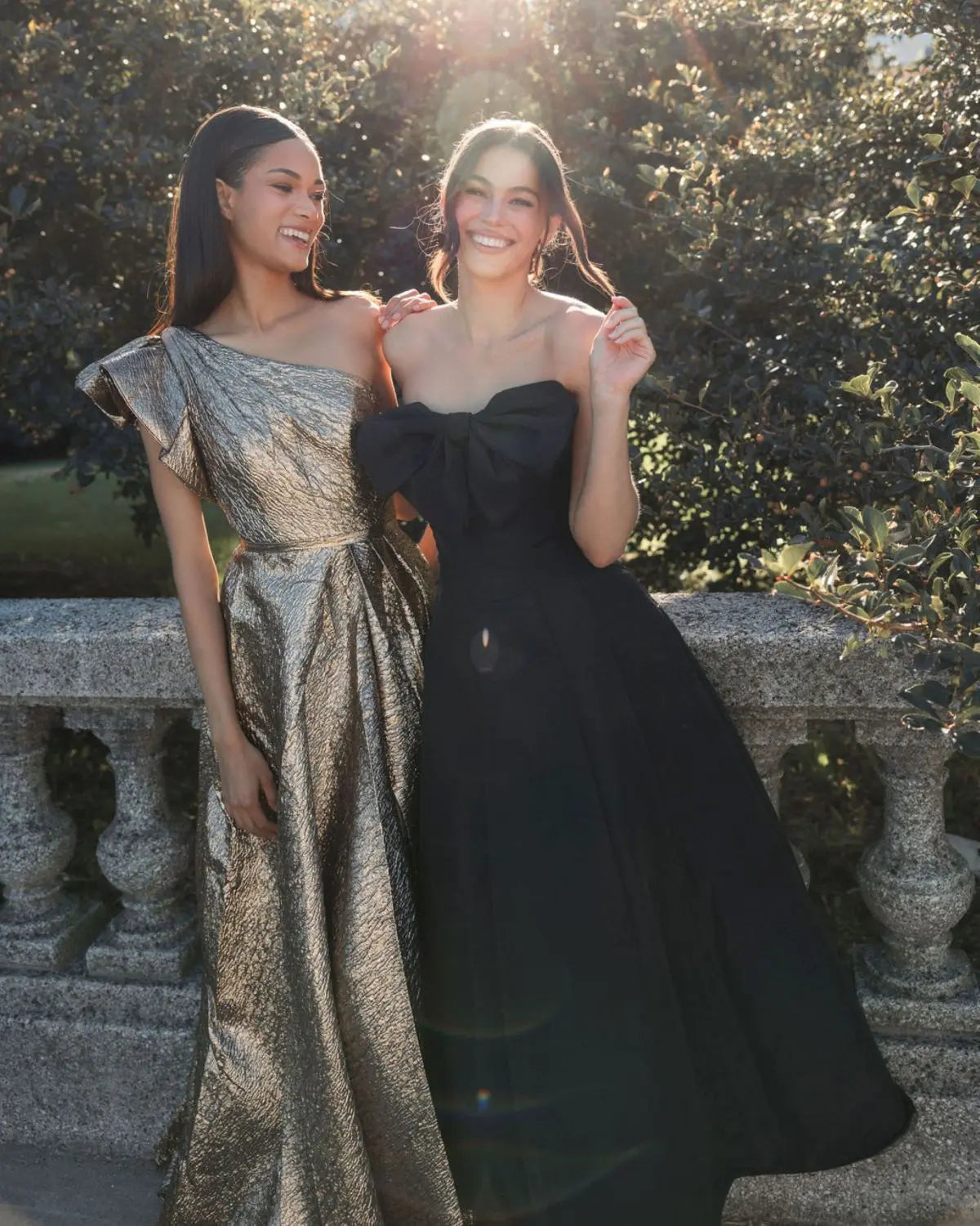 Gold One Shoulder Metallic Ballgown - Mac Duggal