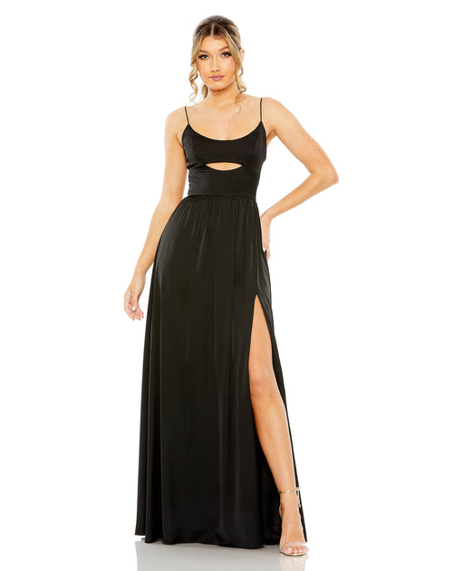 Sleeveless Keyhole A Line Gown | Sample | Sz. 2