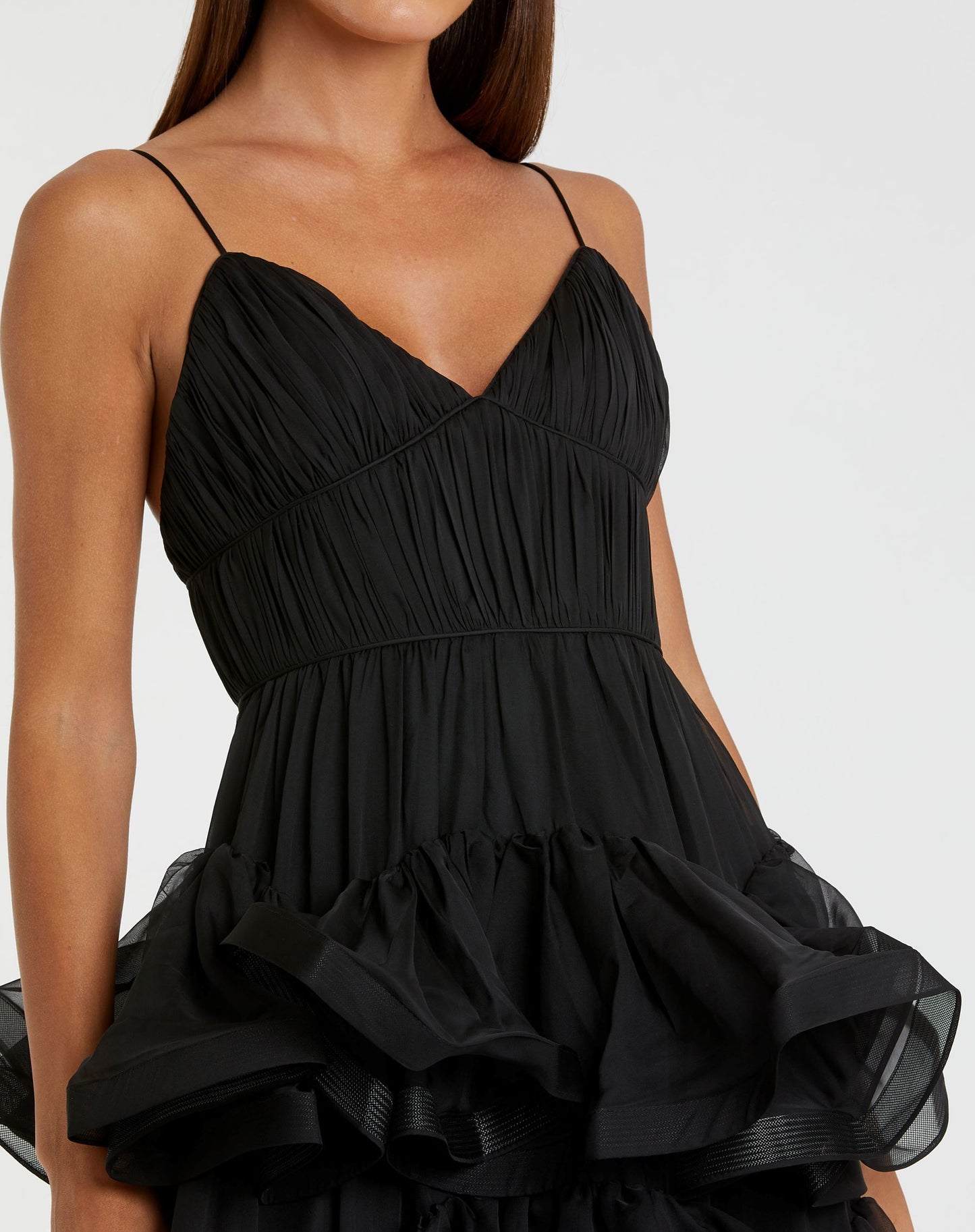 Tiered V-Neck Dress