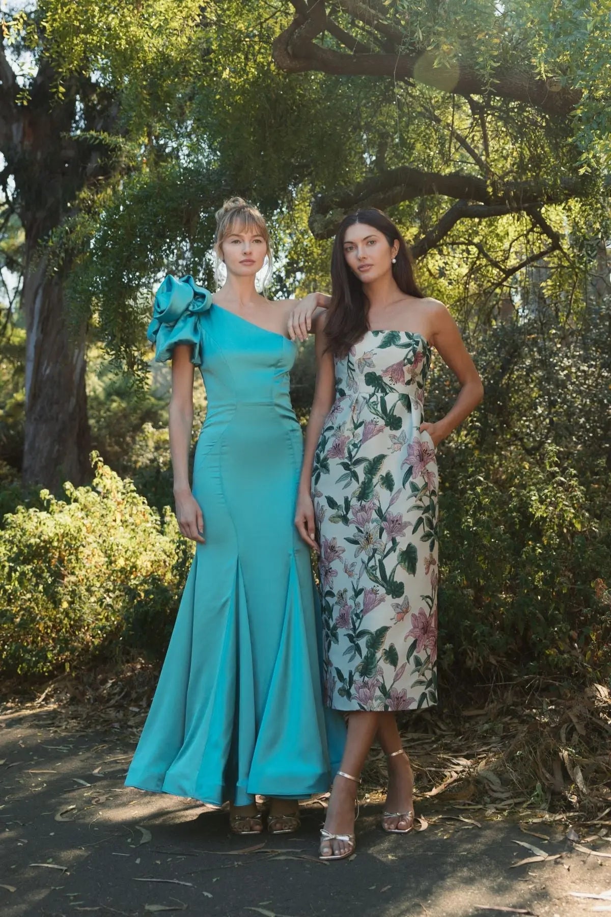 Green One Shoulder Bustier Satin Mermaid Gown | Mac Duggal Green One Shoulder Bustier Satin Mermaid Gown | Mac Duggal