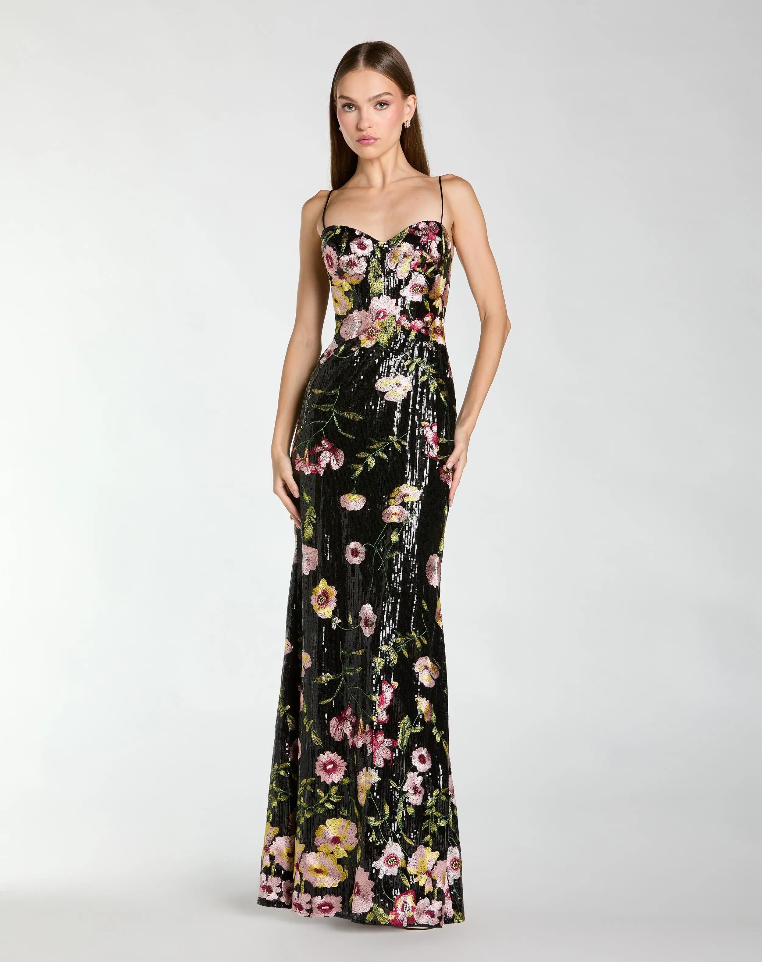 Elegant Floral Dresses for Evening & Wedding Guests Mac Duggal Elegant Floral Dresses for Evening & Wedding Guests Mac Duggal