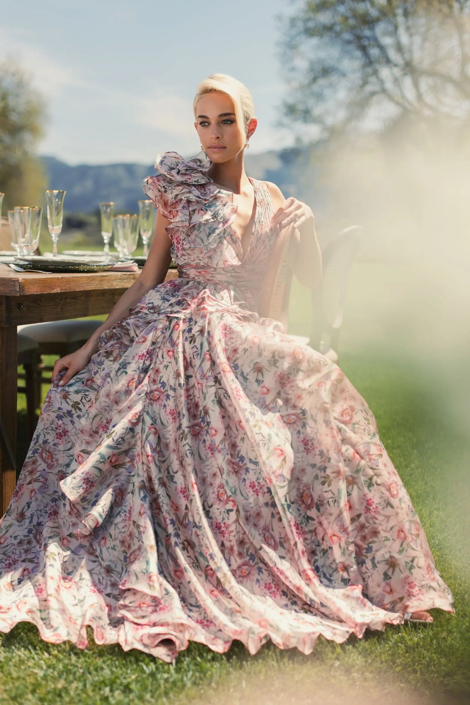 Elegant Floral Dresses for Evening & Wedding Guests Mac Duggal Elegant Floral Dresses for Evening & Wedding Guests Mac Duggal