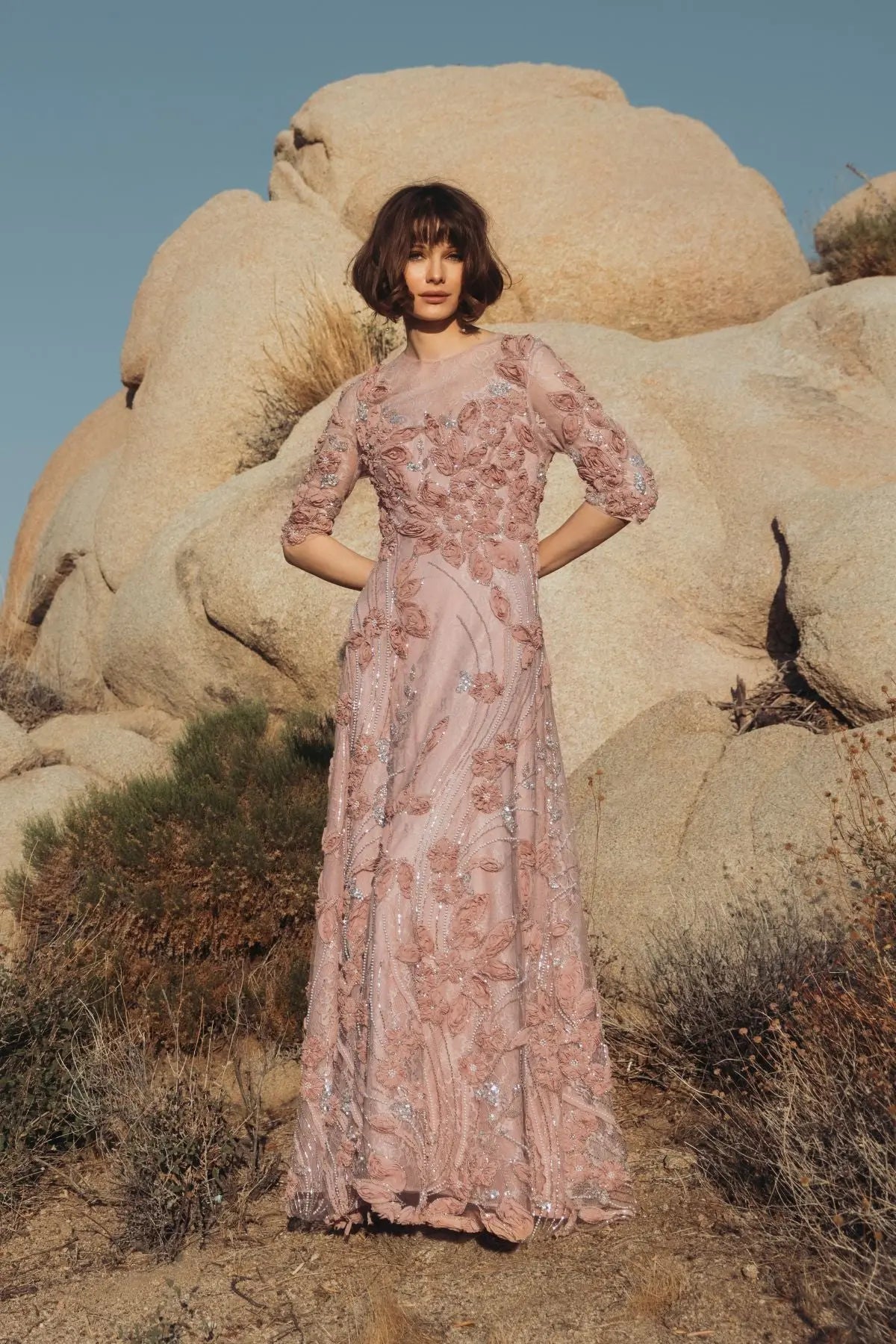 long sleeve black tie wedding guest dress Maxi Mother of Bride Formal Evening Gown S Fyi this is what the