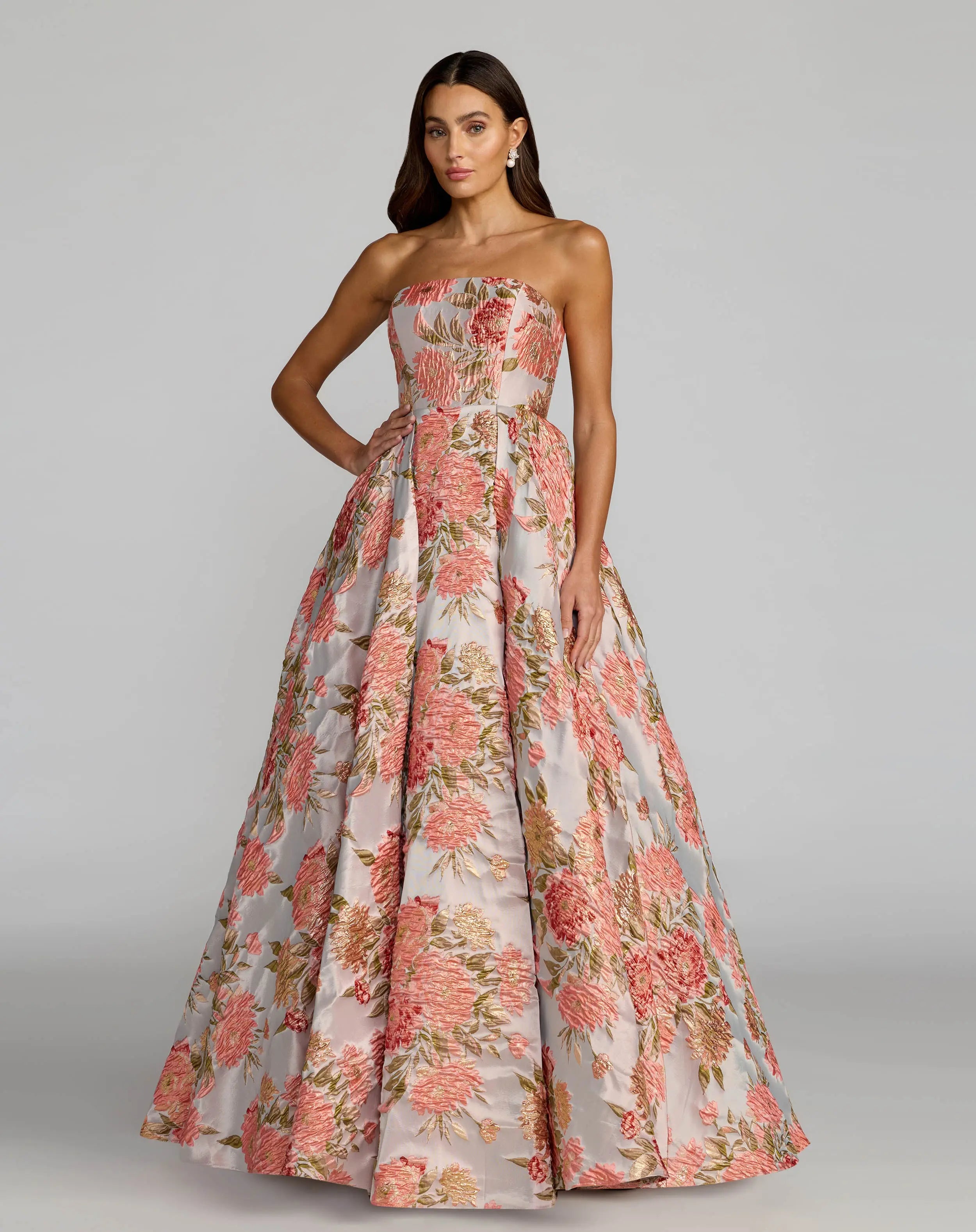 Elegant Floral Dresses for Evening & Wedding Guests Mac Duggal Elegant Floral Dresses for Evening & Wedding Guests Mac Duggal
