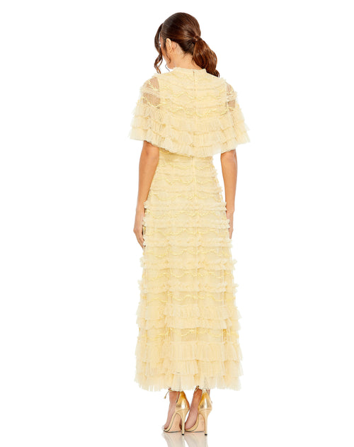 Mesh Ruffle Tiered Polka Dot | Sample | Sz. 2