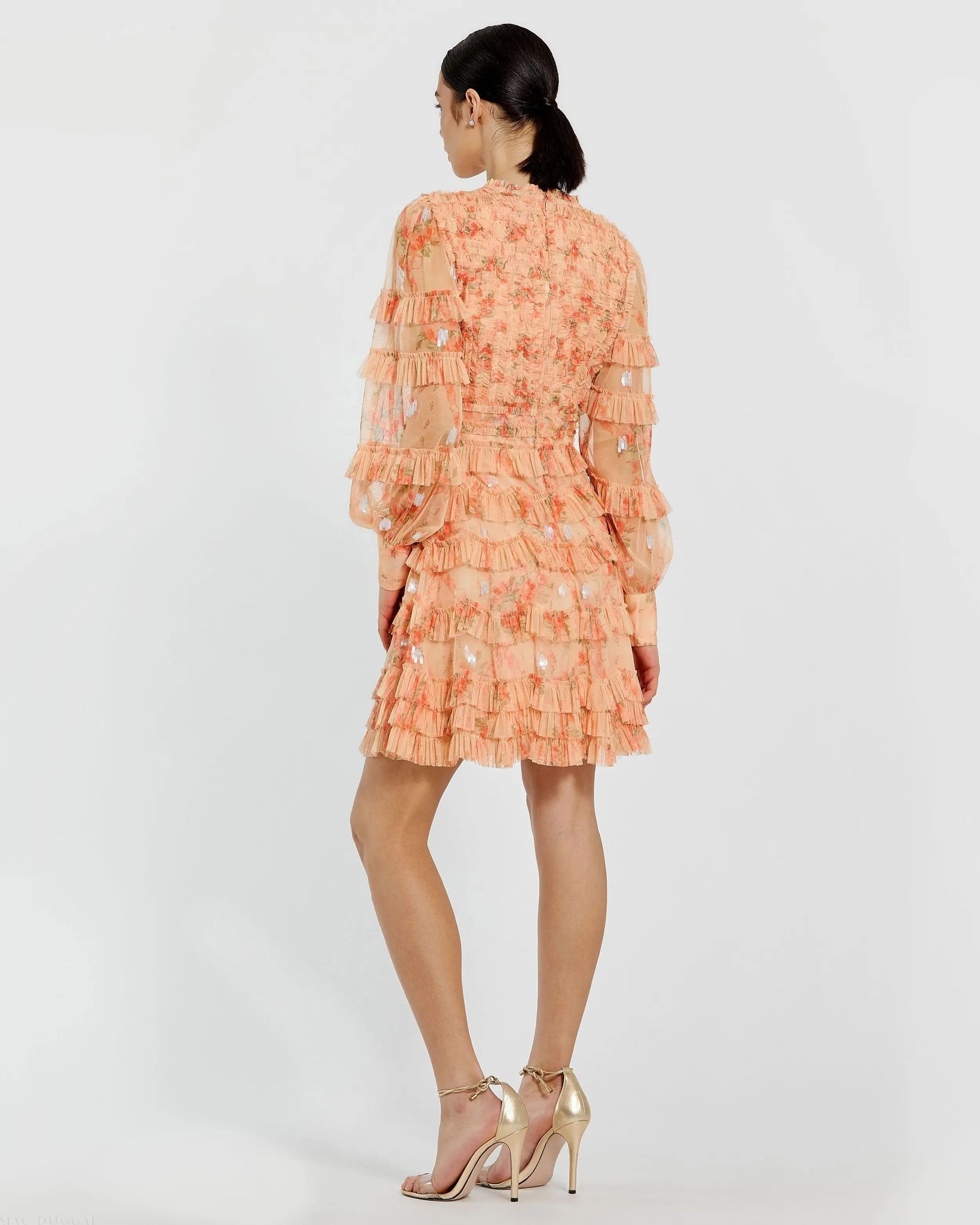 orange dress with holes Orange Perforated Minidress by Maisie Wilen on Sale