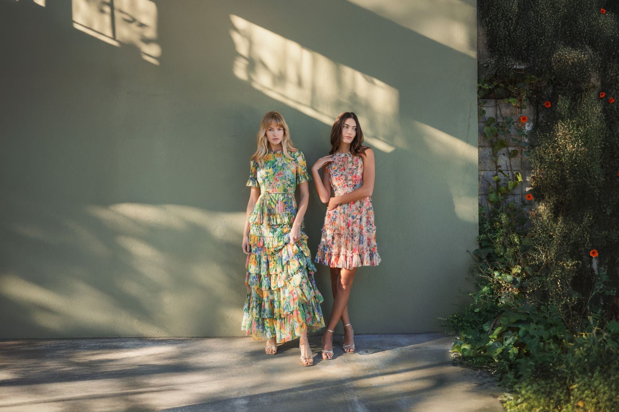 極美品✨ 現行 カタログ掲載 エムズグレイシー オータムフラワーワンピース 総柄 エムズグレイシーカタログ掲載Autumn Flower Dress 40