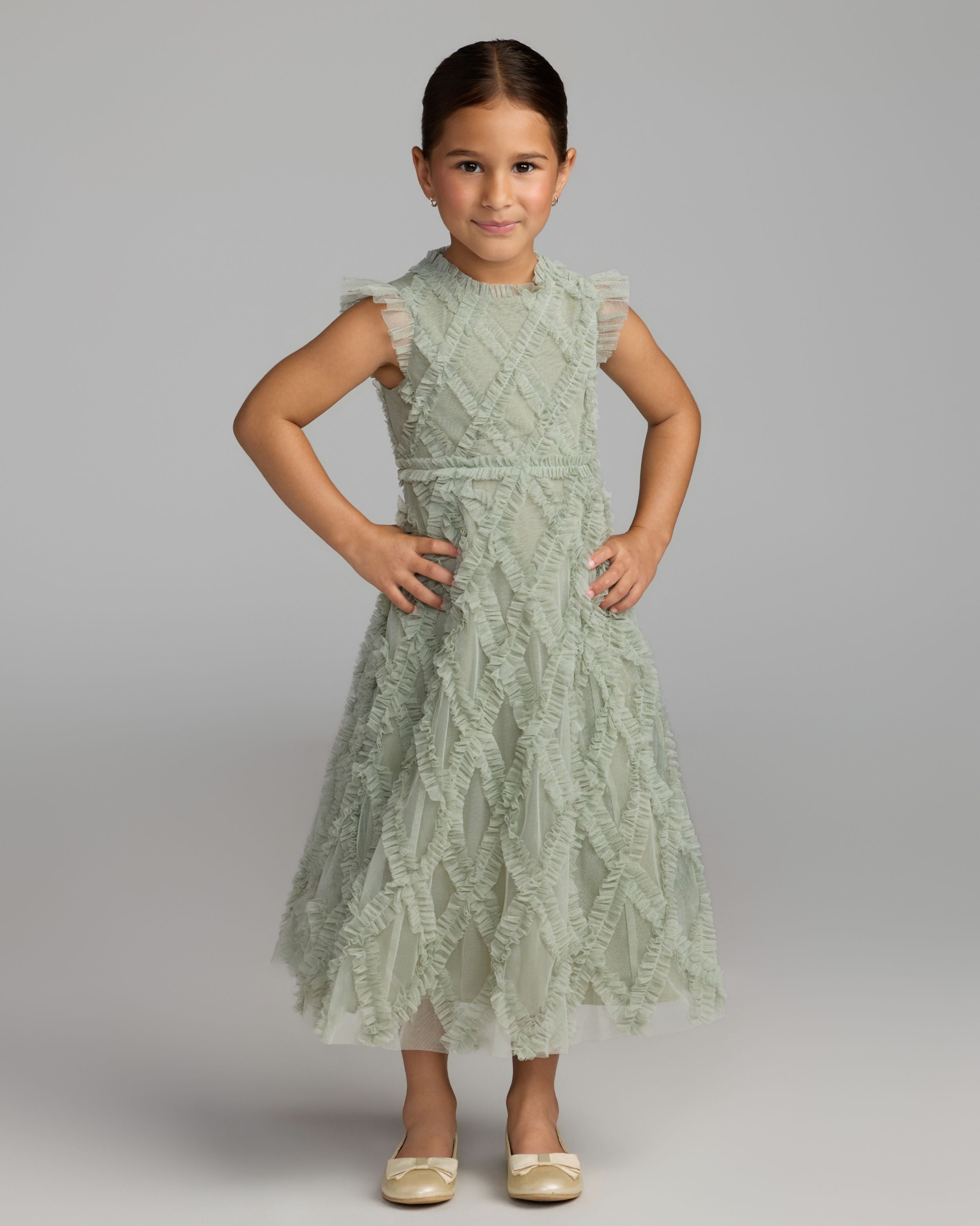 green girls dress Little Pageant Dresses Ball Gown Princess 222194K fo Viniodress Bringing Out Some Fairy Magic With its royal and fairy Girls Green Dresses | Fashion