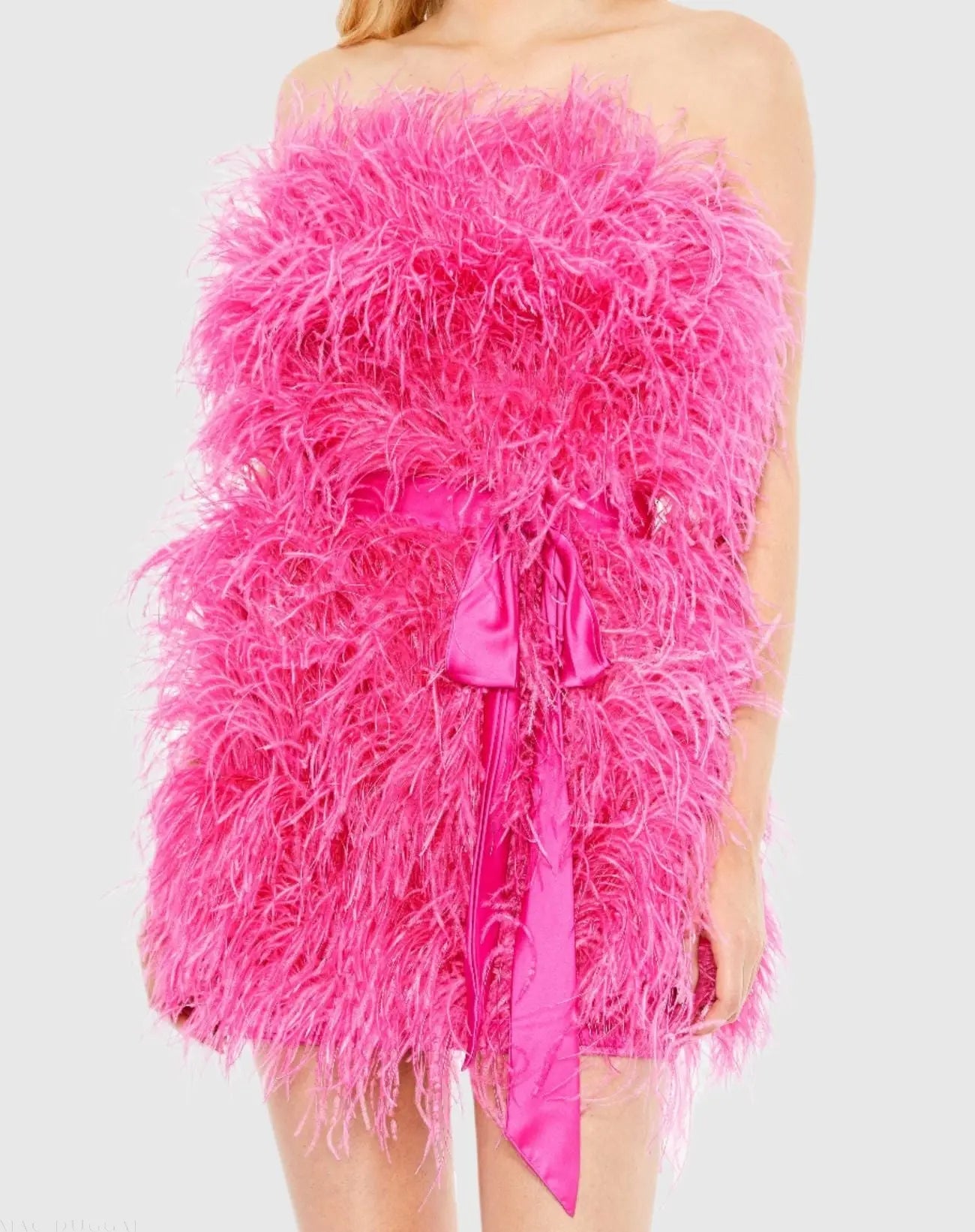 mini pink feather dress Custom Pink Ostrich Feather Mini Dress Cocktail Dress Feather Prom Dress Costume Party Short Dress for Plus Size Elegant Wedding Dress