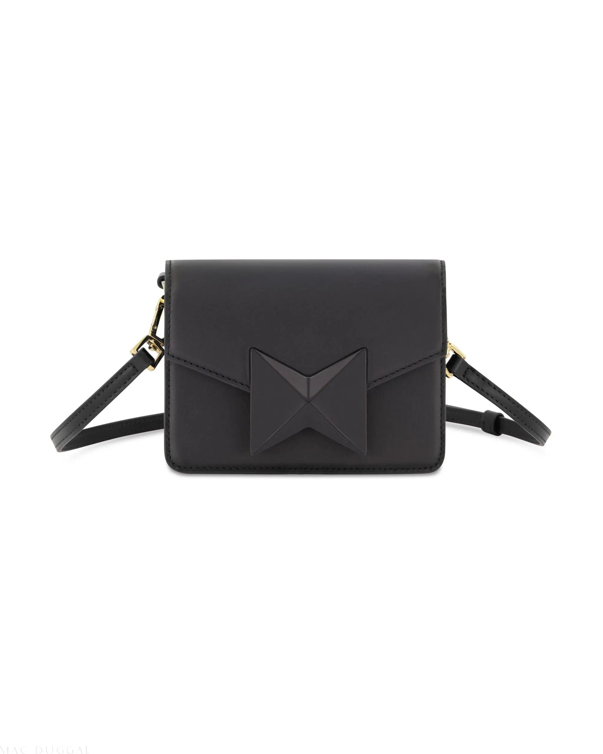 Mini Leather Tone On Tone Crossbody Bag - FINAL SALE - Mac Duggal