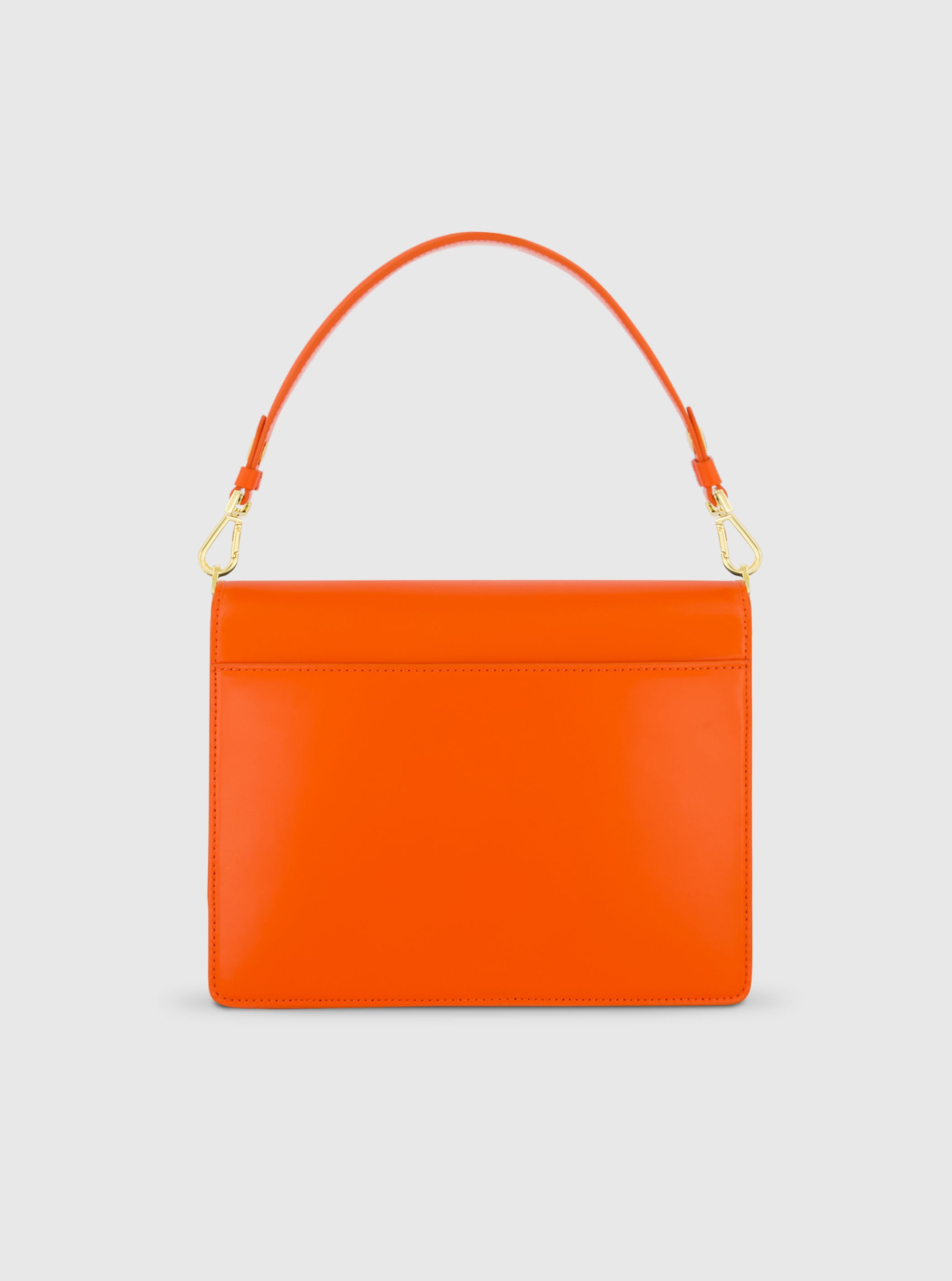 Classic Sunset Leather Medium Shoulder Bag with Detachable Strap
