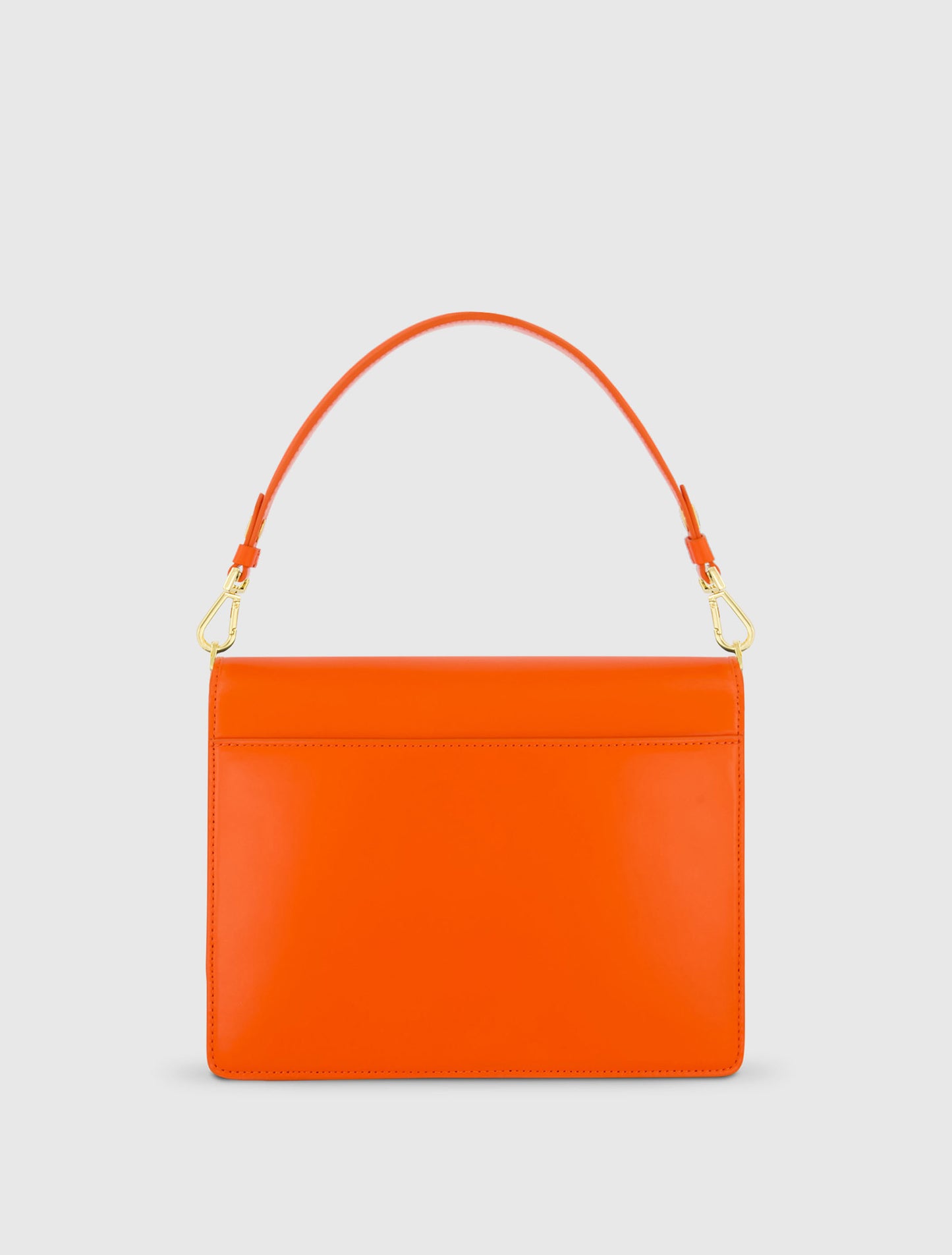 Classic Sunset Leather Medium Shoulder Bag with Detachable Strap