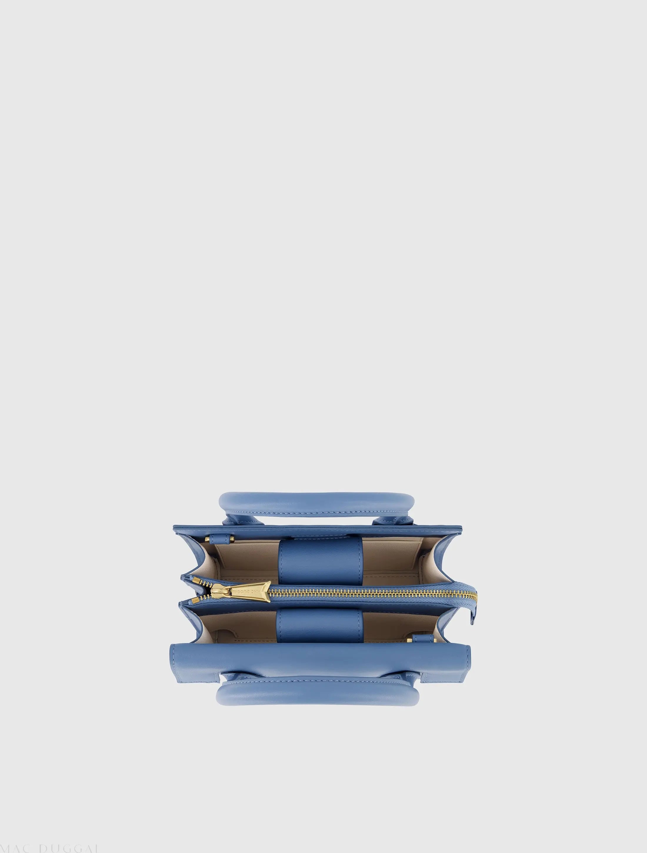 Small Leather Tote Bag With Gold Hardware - FINAL SALE - Mac Duggal