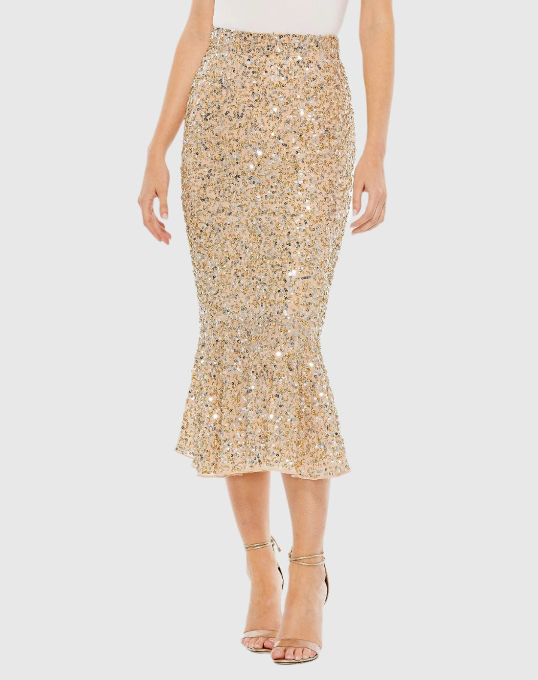 Sequin Midi Mermaid Skirt