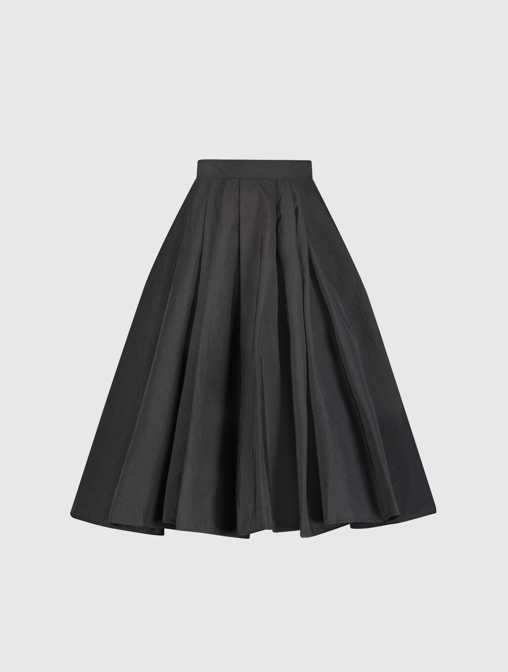 The Bubbly Faille High Waisted Midi Full Circle Skirt