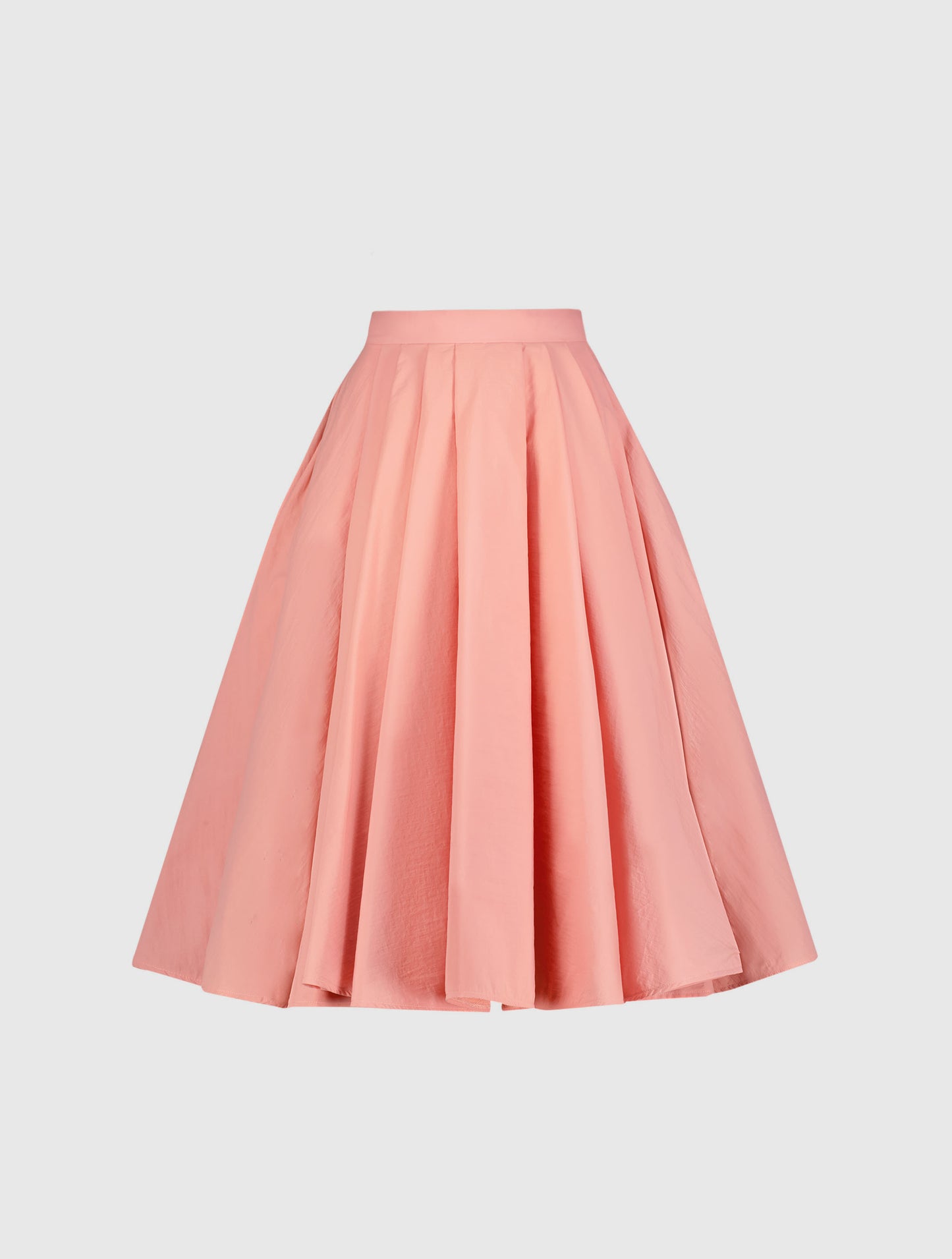 The Bubbly Faille High Waisted Midi Full Circle Skirt - FINAL SALE