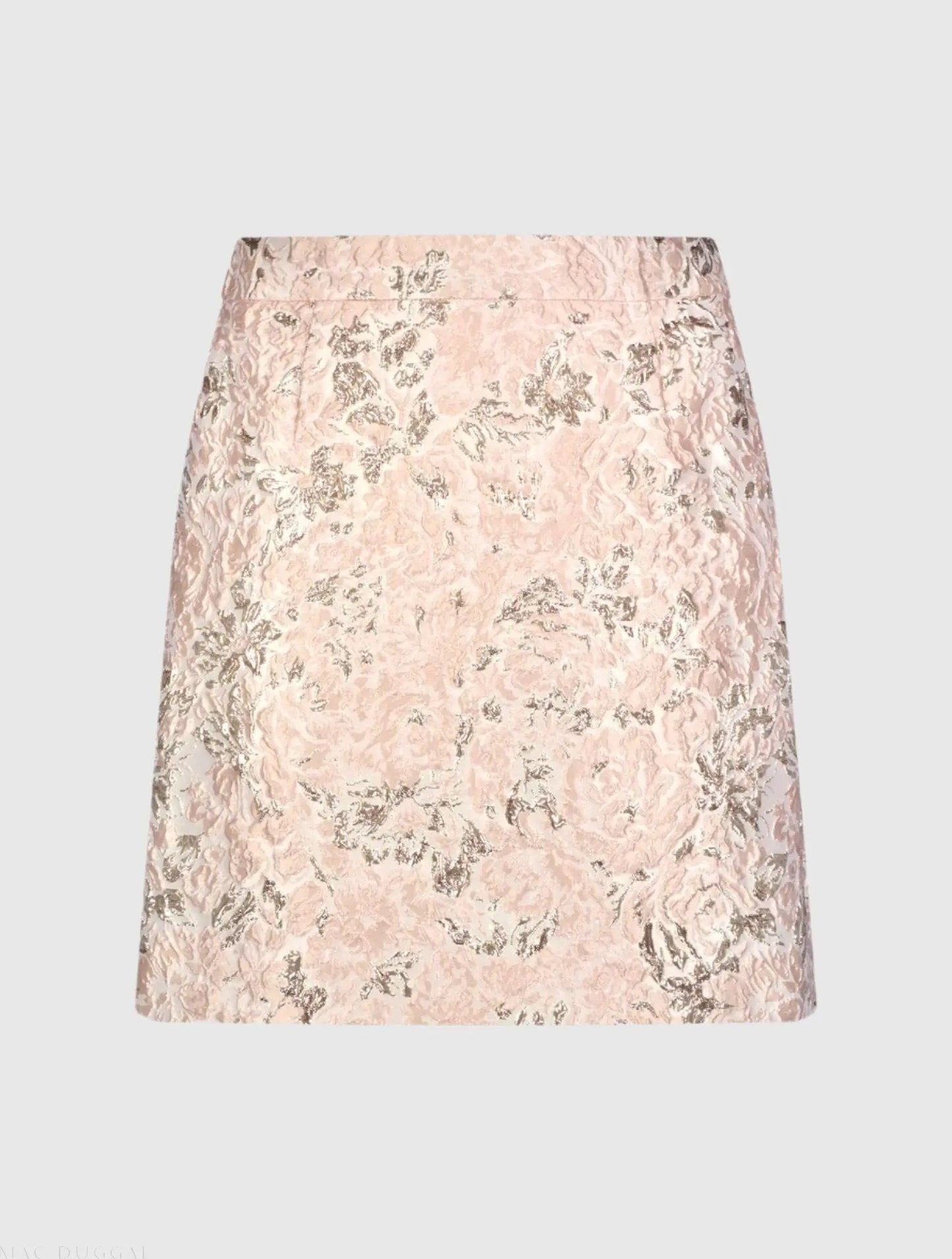 Pink Brocade Mini Skirt - Mac Duggal