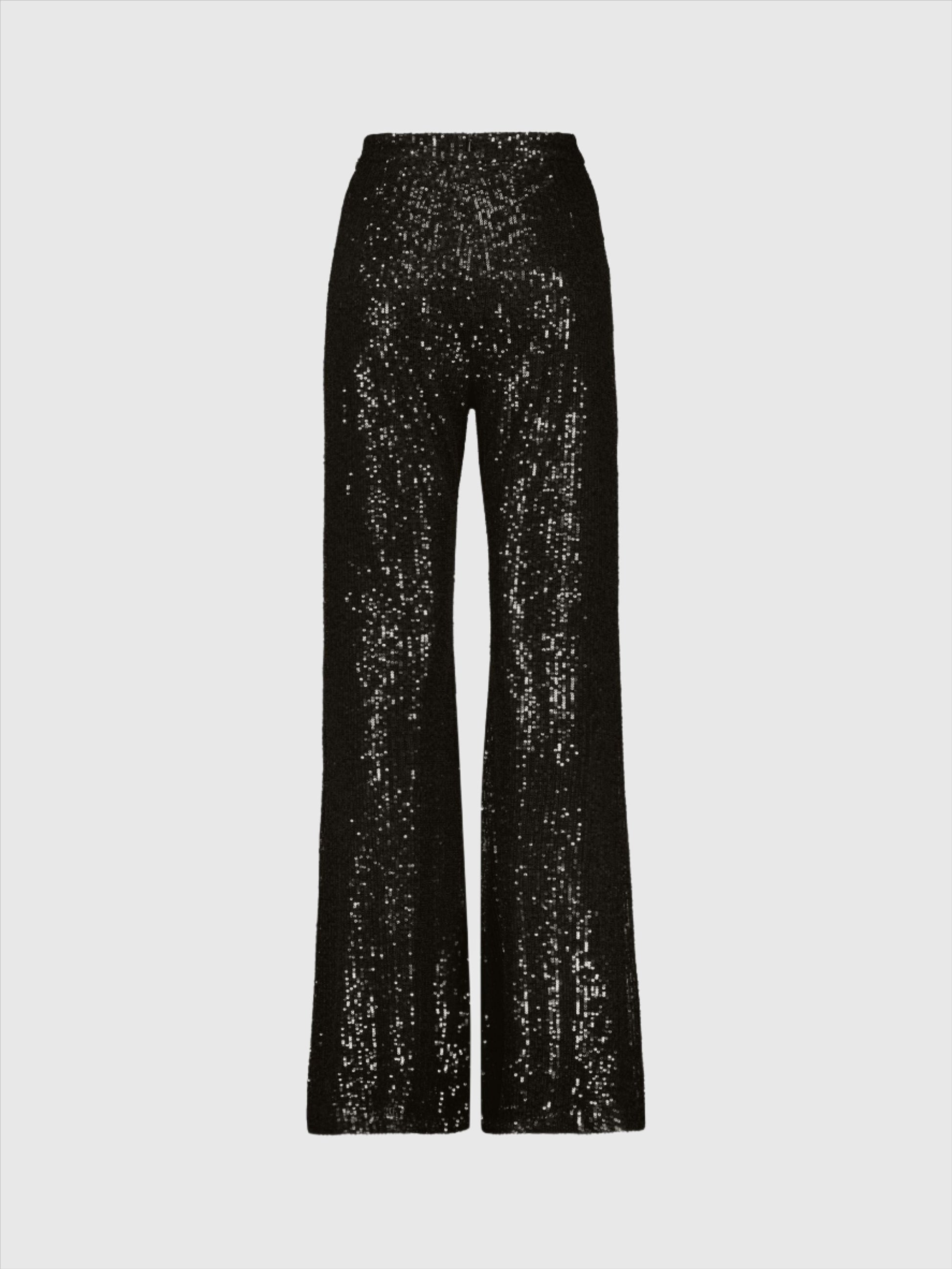 Sequin Flare Evening Pants