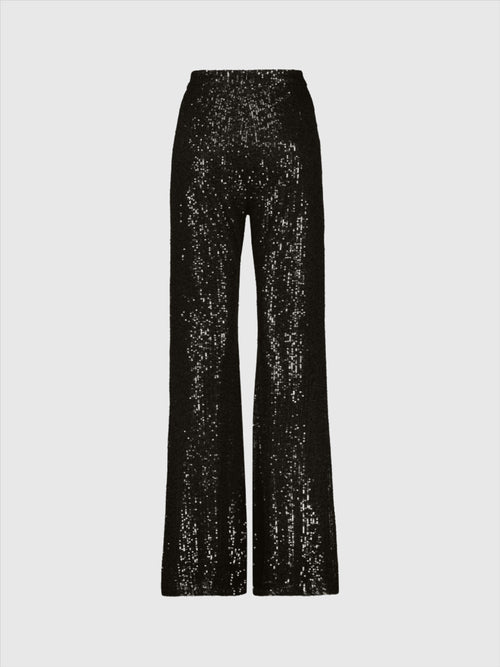 Sequin Flare Evening Pants