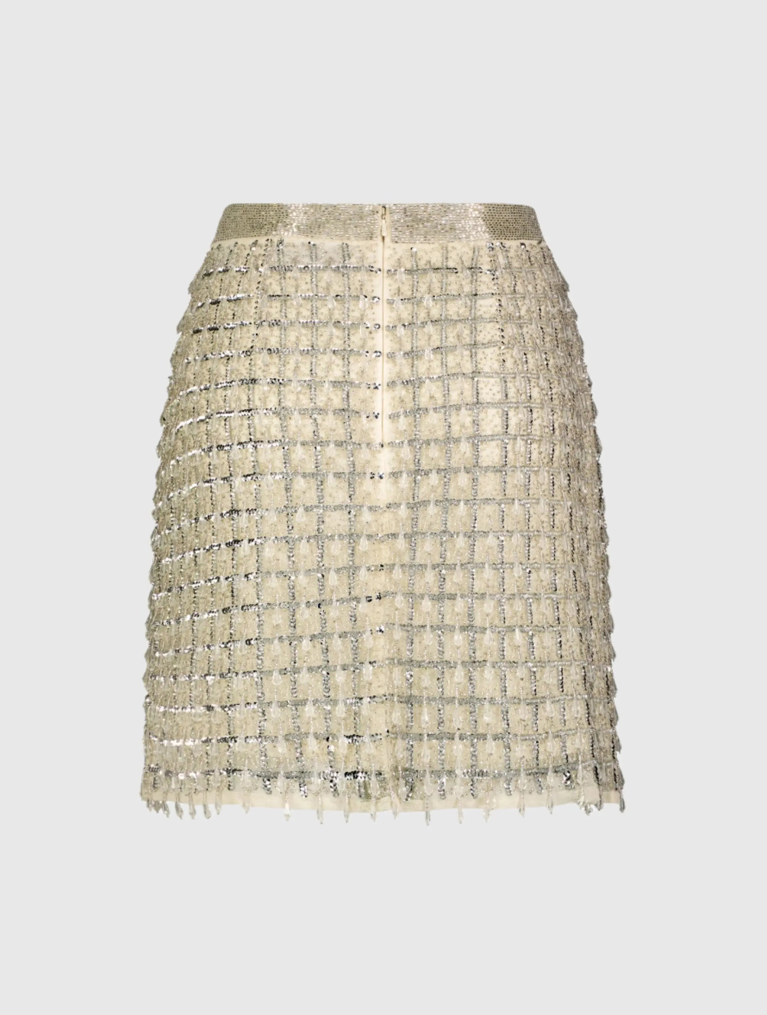 Hand Beaded Mini Skirt - FINAL SALE - Mac Duggal