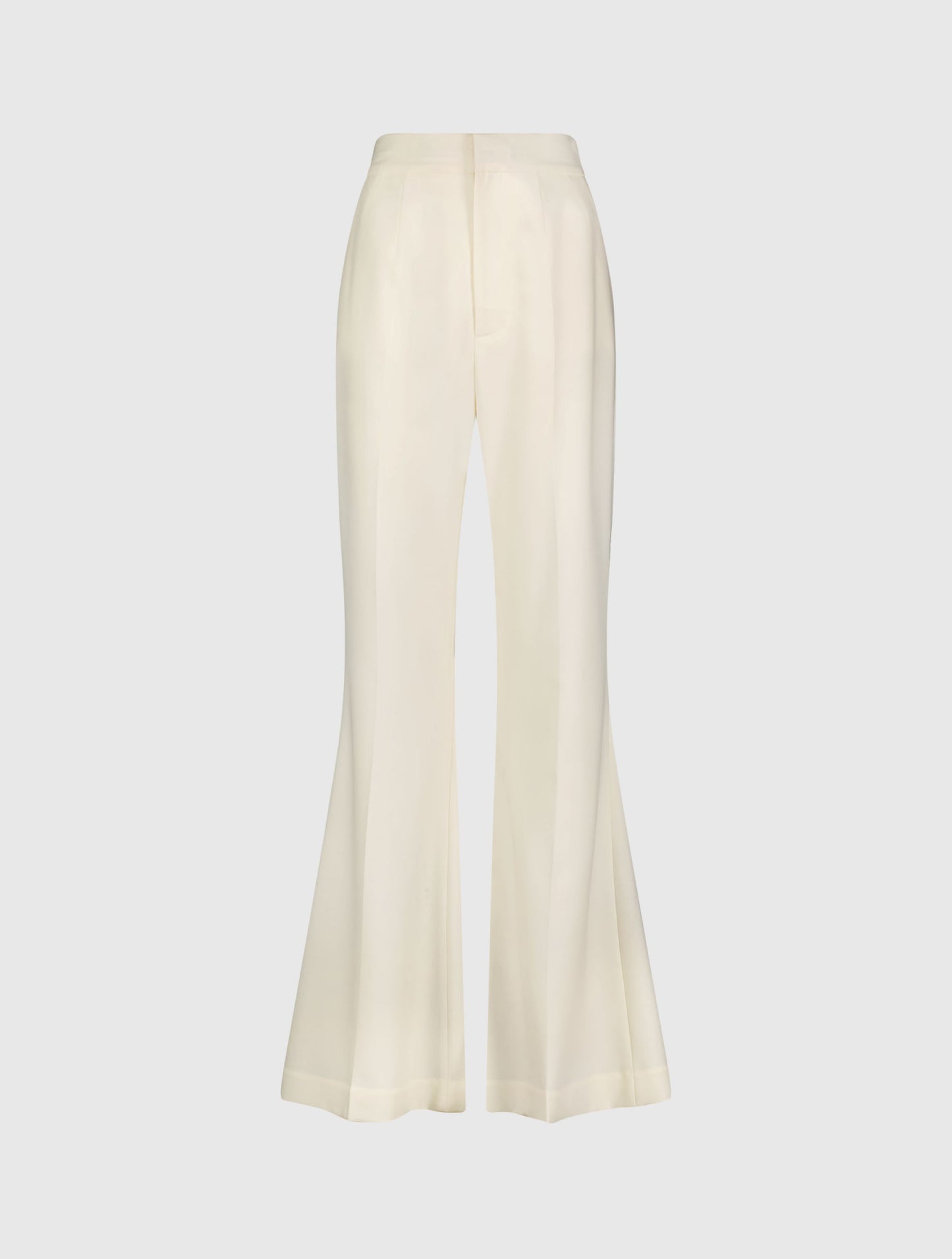 Ivory Classic Crepe Flared Trouser Pant