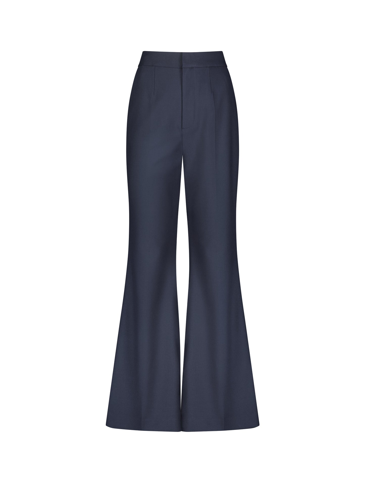 Classic Crepe Flared Trouser Pant