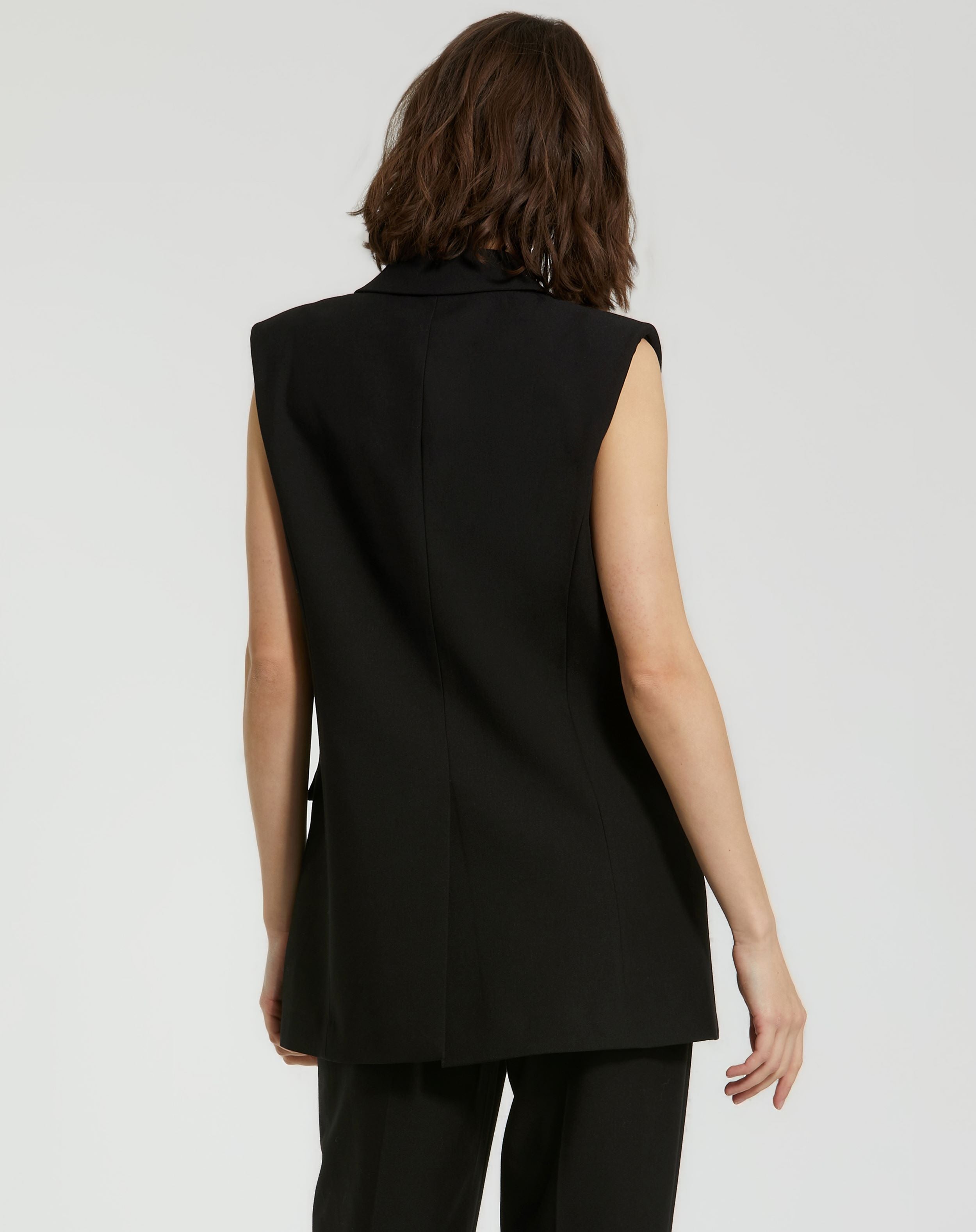 The Ieena Tailored Sleeveless Blazer Vest