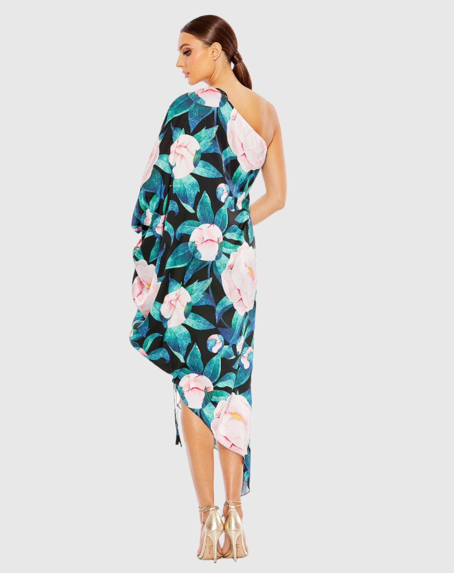 Floral One Shoulder Dress